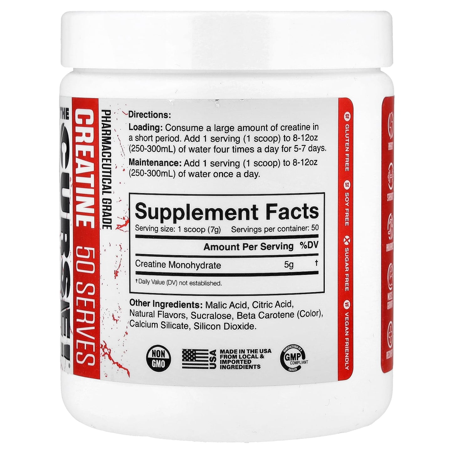Peach Mango Creatine Supplement by JNX Sports, 12.3 oz (350g) - Image 2