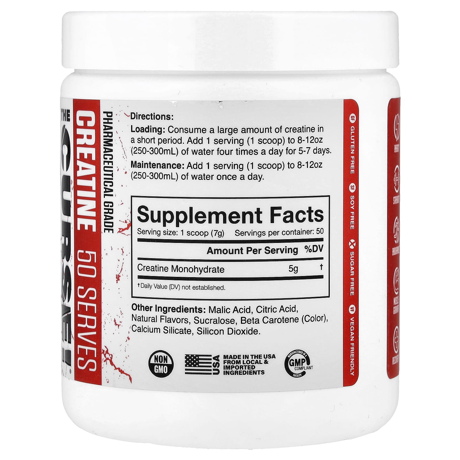 Peach Mango Creatine Supplement by JNX Sports, 12.3 oz (350g) - Image 2