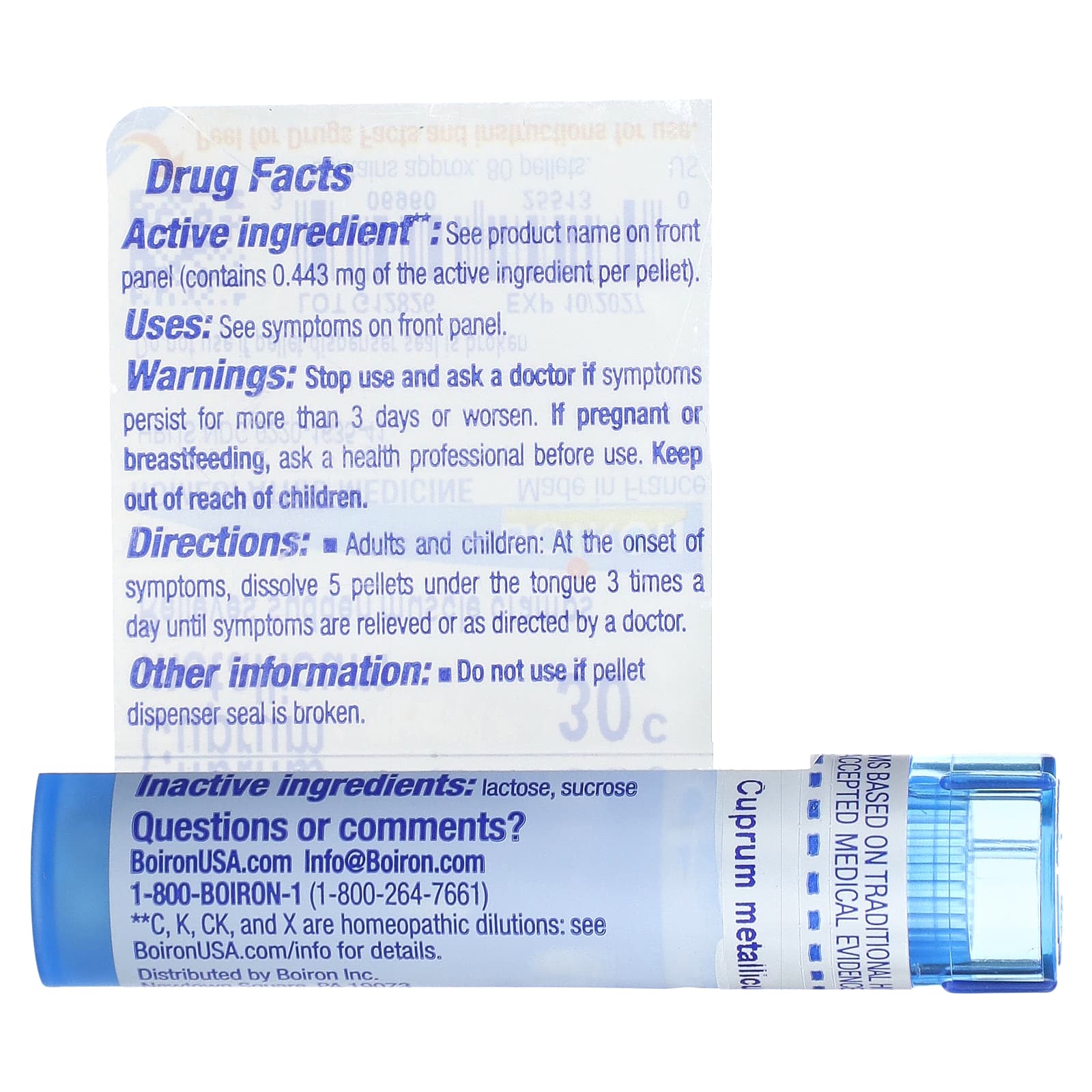 Relieve Sudden Muscle Cramps with Boiron Cuprum Metallicum 30C - Image 2
