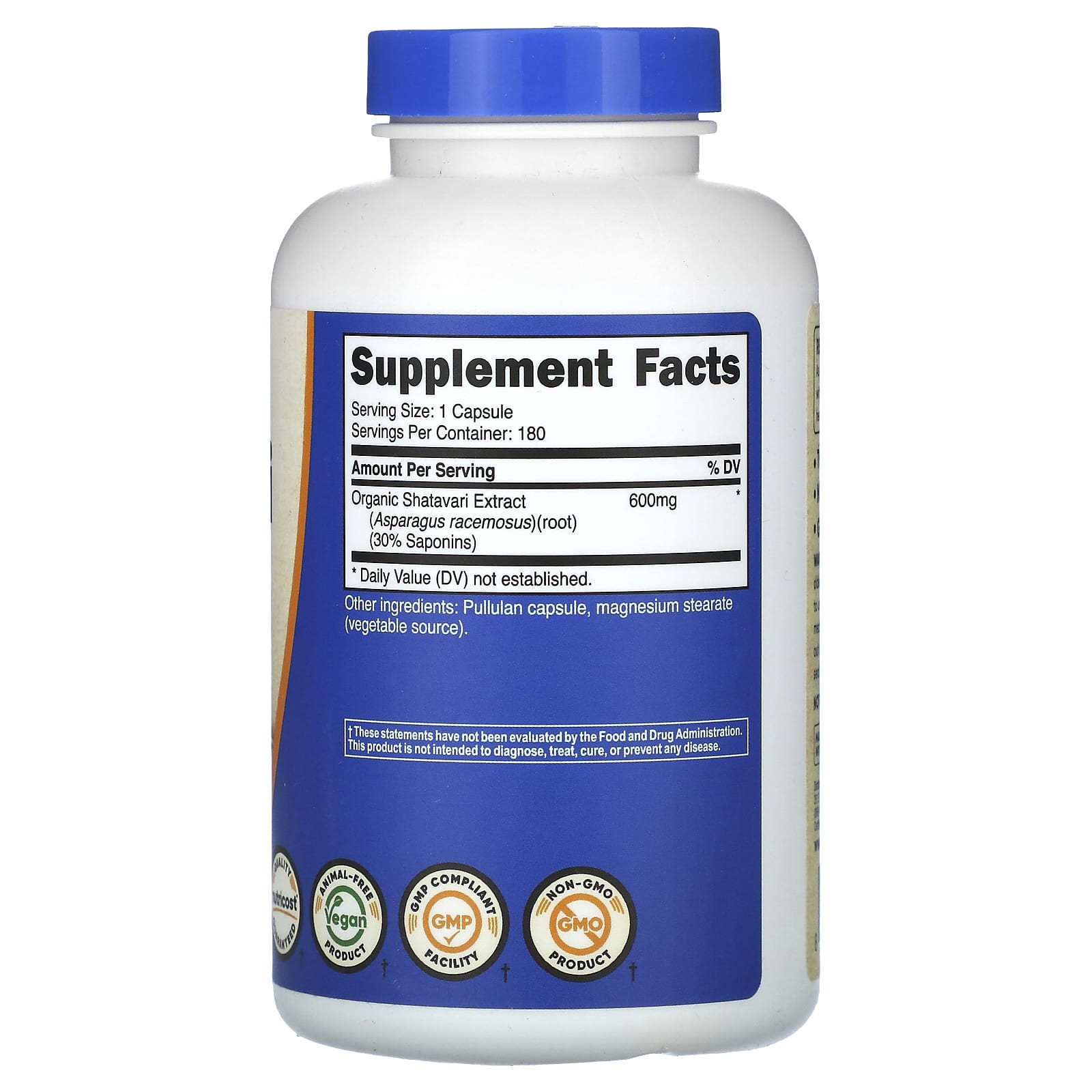Nutricost, Shatavari, 600 mg, 180 Capsules - Image 2