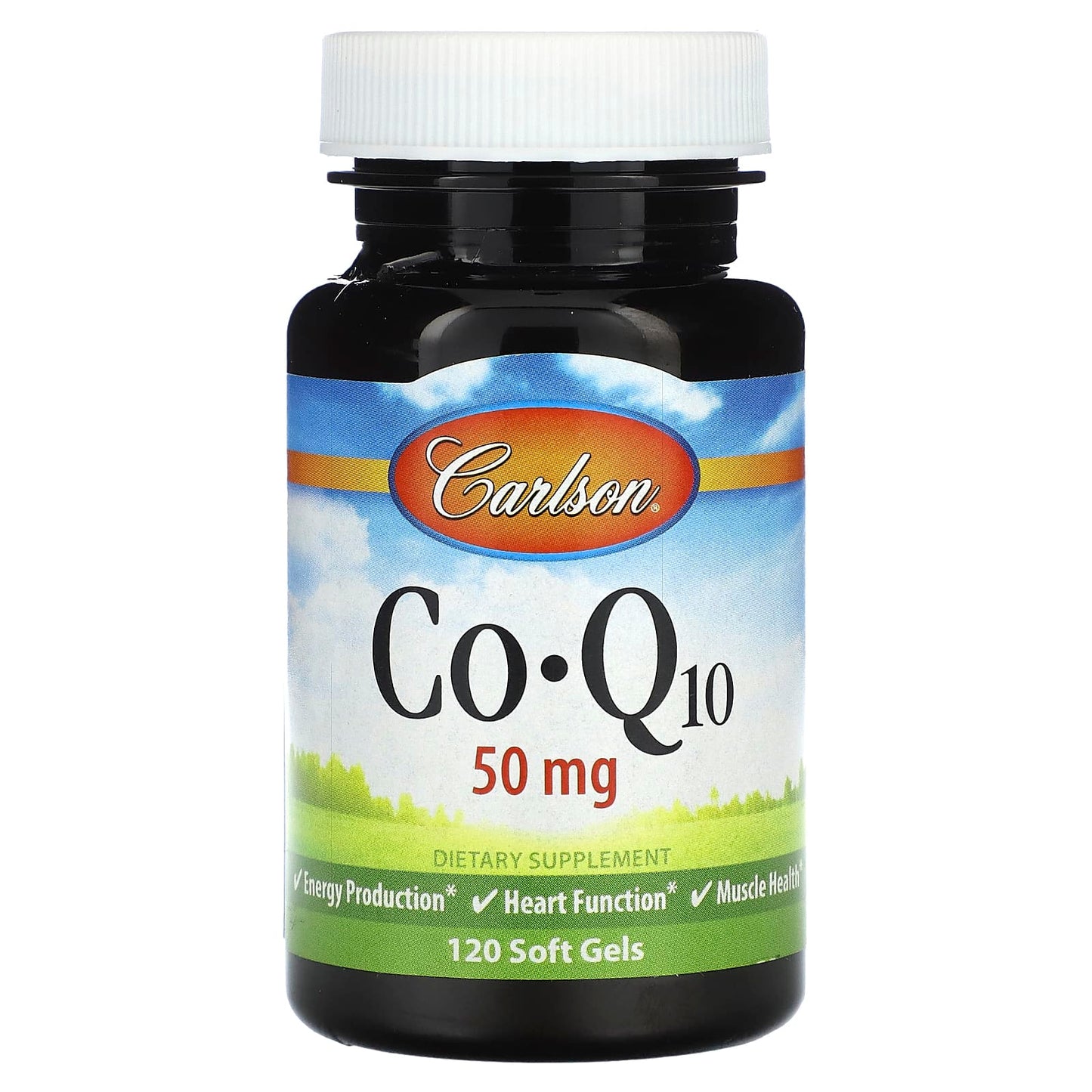 Carlson CoQ10 120 Softgels for Heart Health and Energy - Image 1