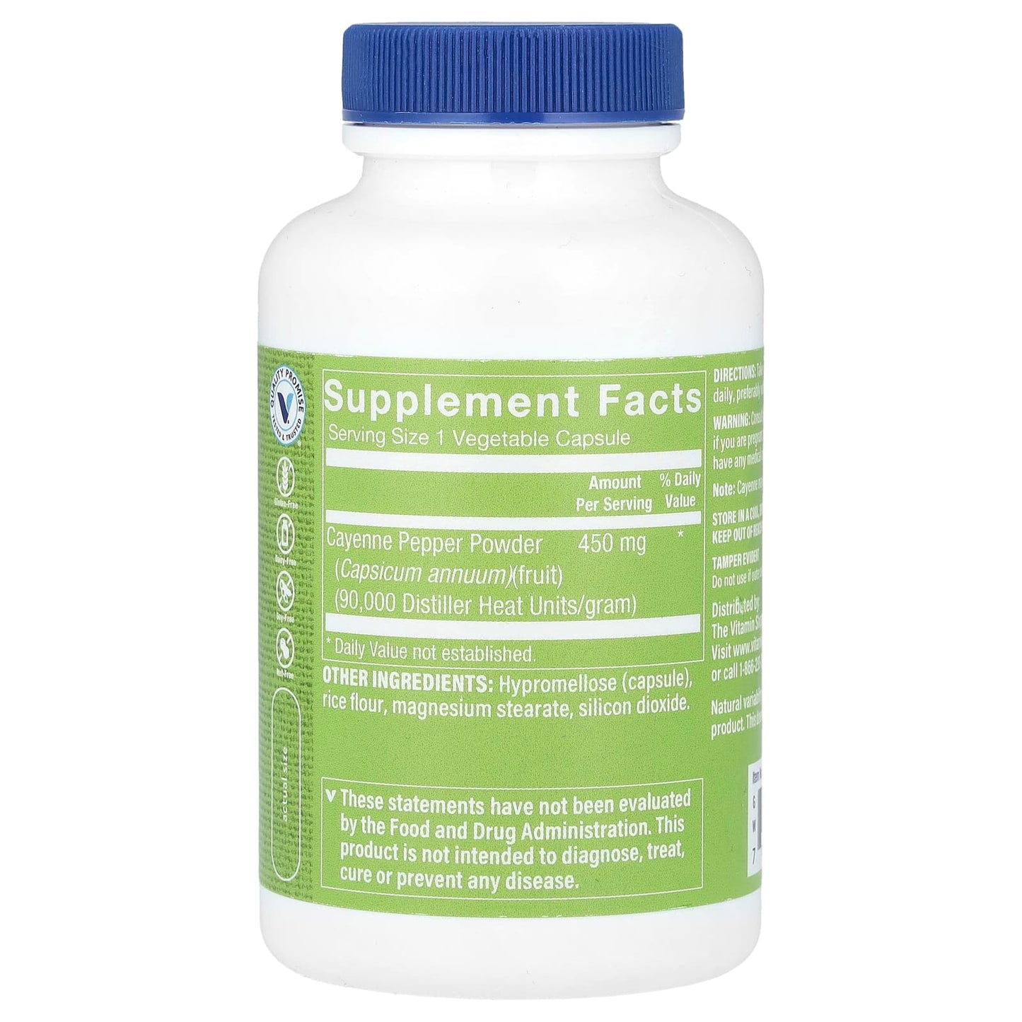 The Vitamin Shoppe, Cayenne, 100 Vegetable Capsules (450 mg per Capsule)