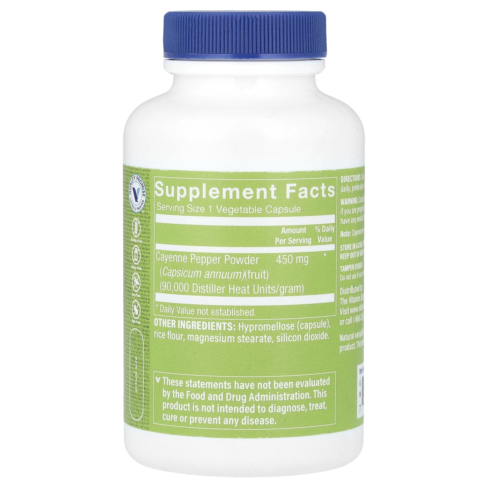 The Vitamin Shoppe, Cayenne, 100 Vegetable Capsules (450 mg per Capsule)