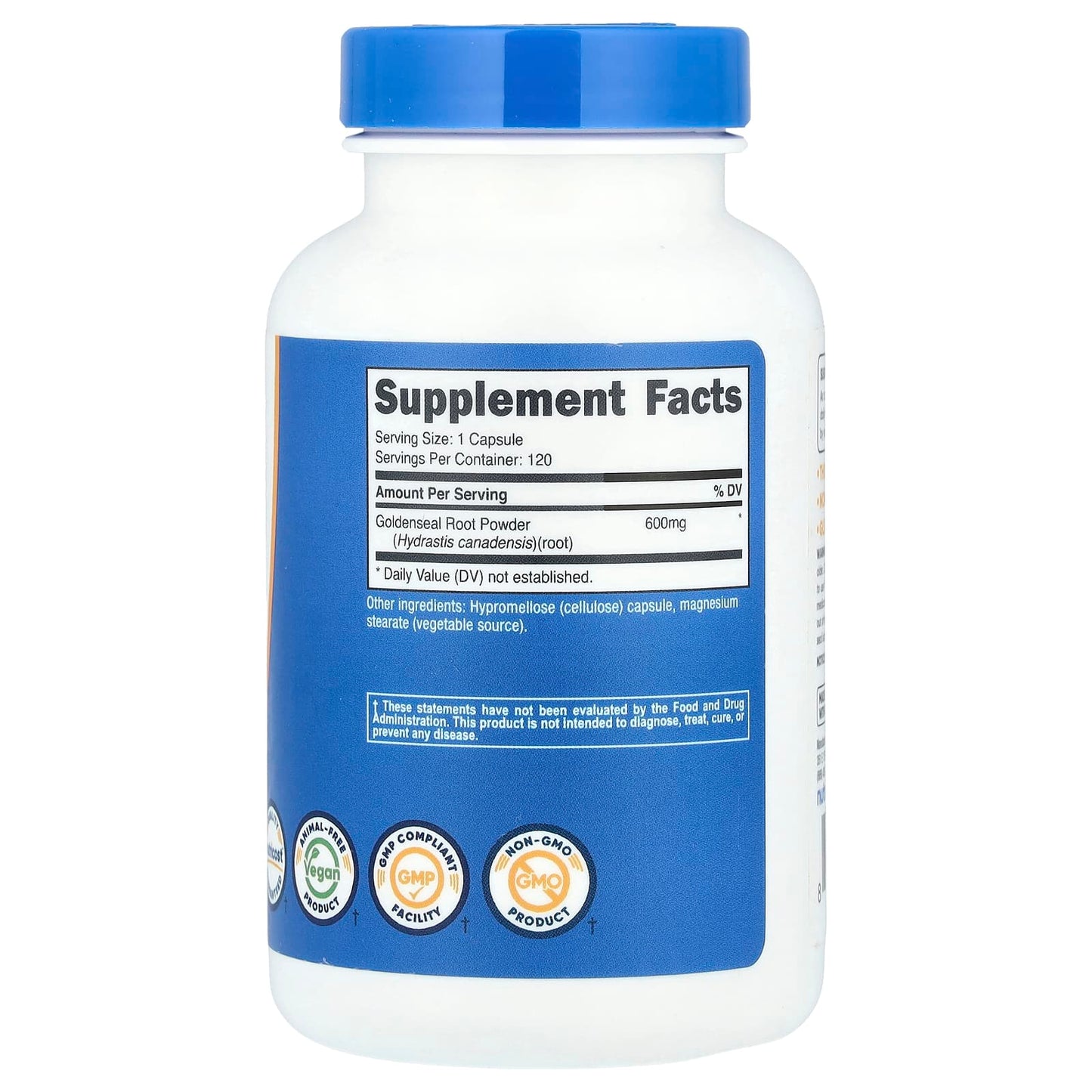 Nutricost, Goldenseal Root, 600 mg, 120 Capsules - Image 2