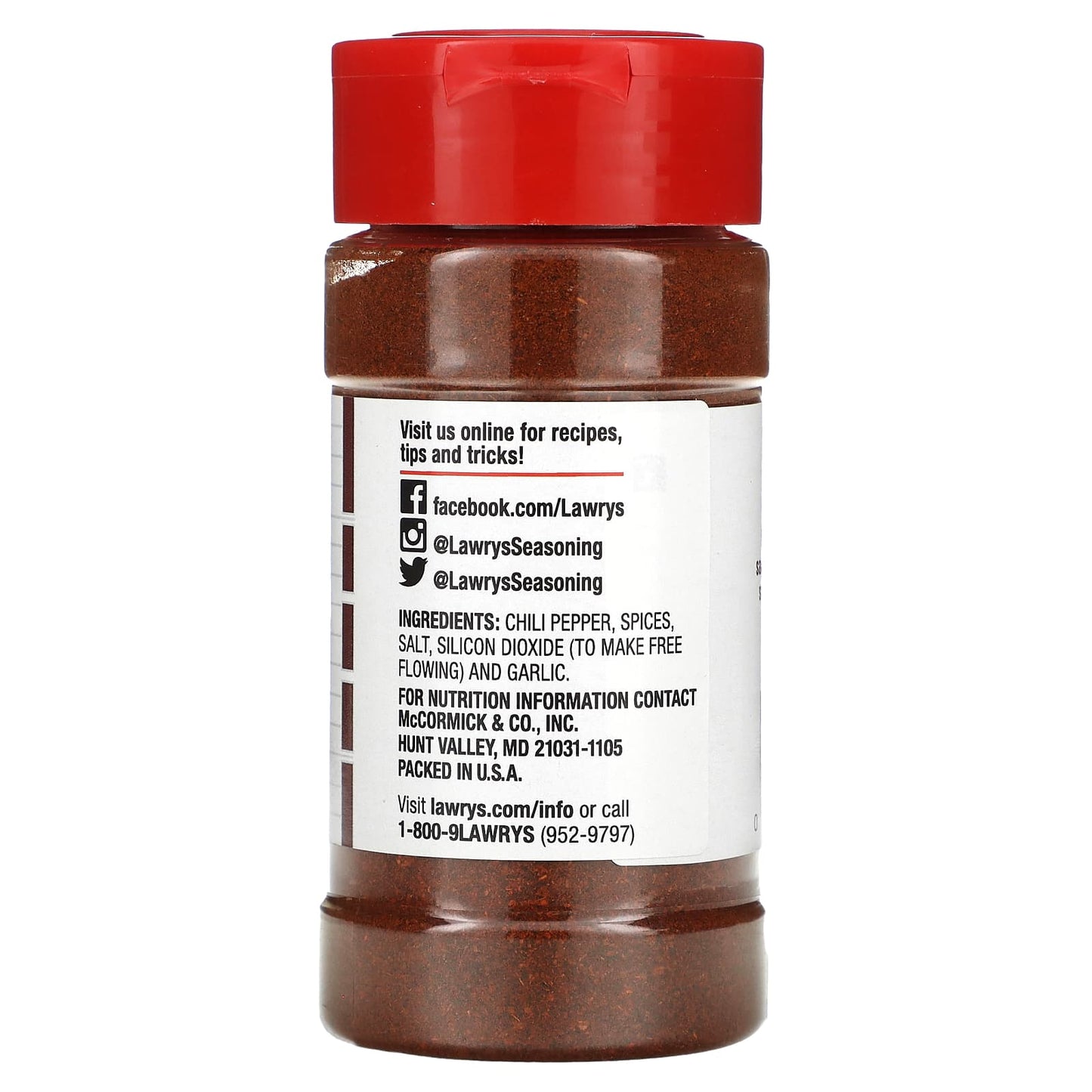 Lawry's, Chili Powder, 2.5 oz (70 g) - Image 2