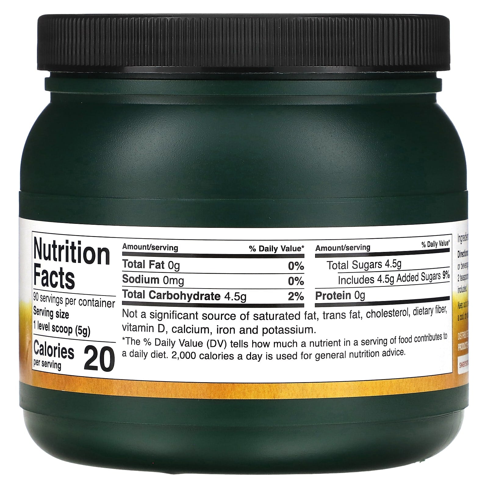 Swanson, Trehalose, 1 lbs (454 g) - Image 2