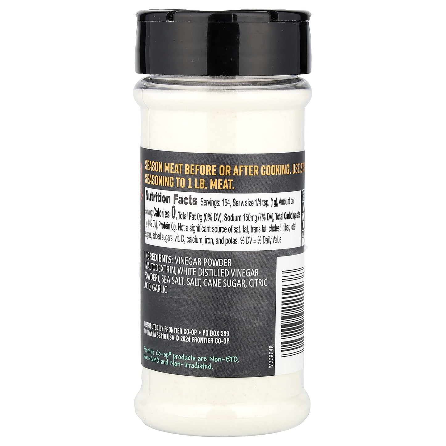 Salt & Vinegar Wing Seasoning by Frontier Co-op, 5.78 oz (164 g) - Image 2