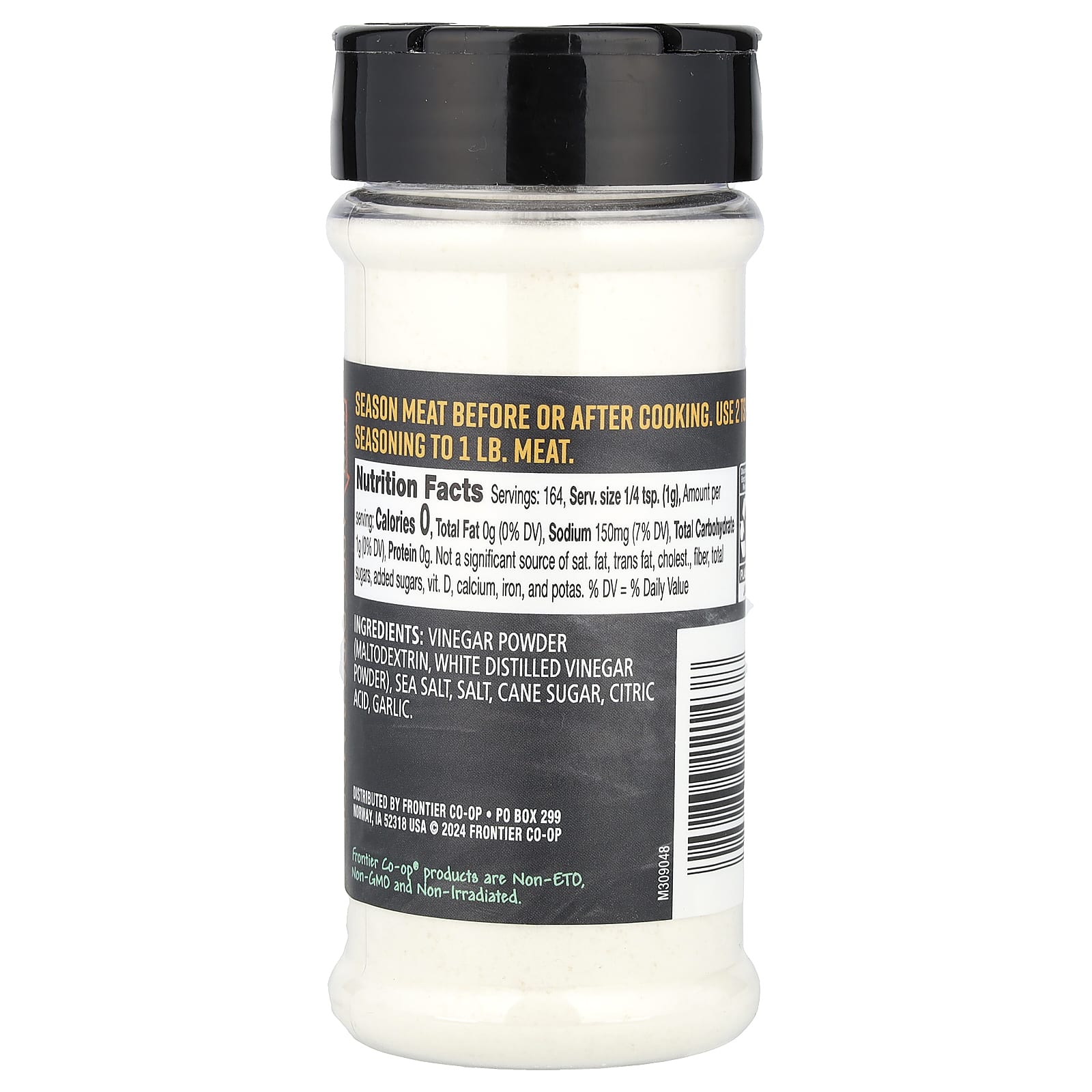 Salt & Vinegar Wing Seasoning by Frontier Co-op, 5.78 oz (164 g) - Image 2