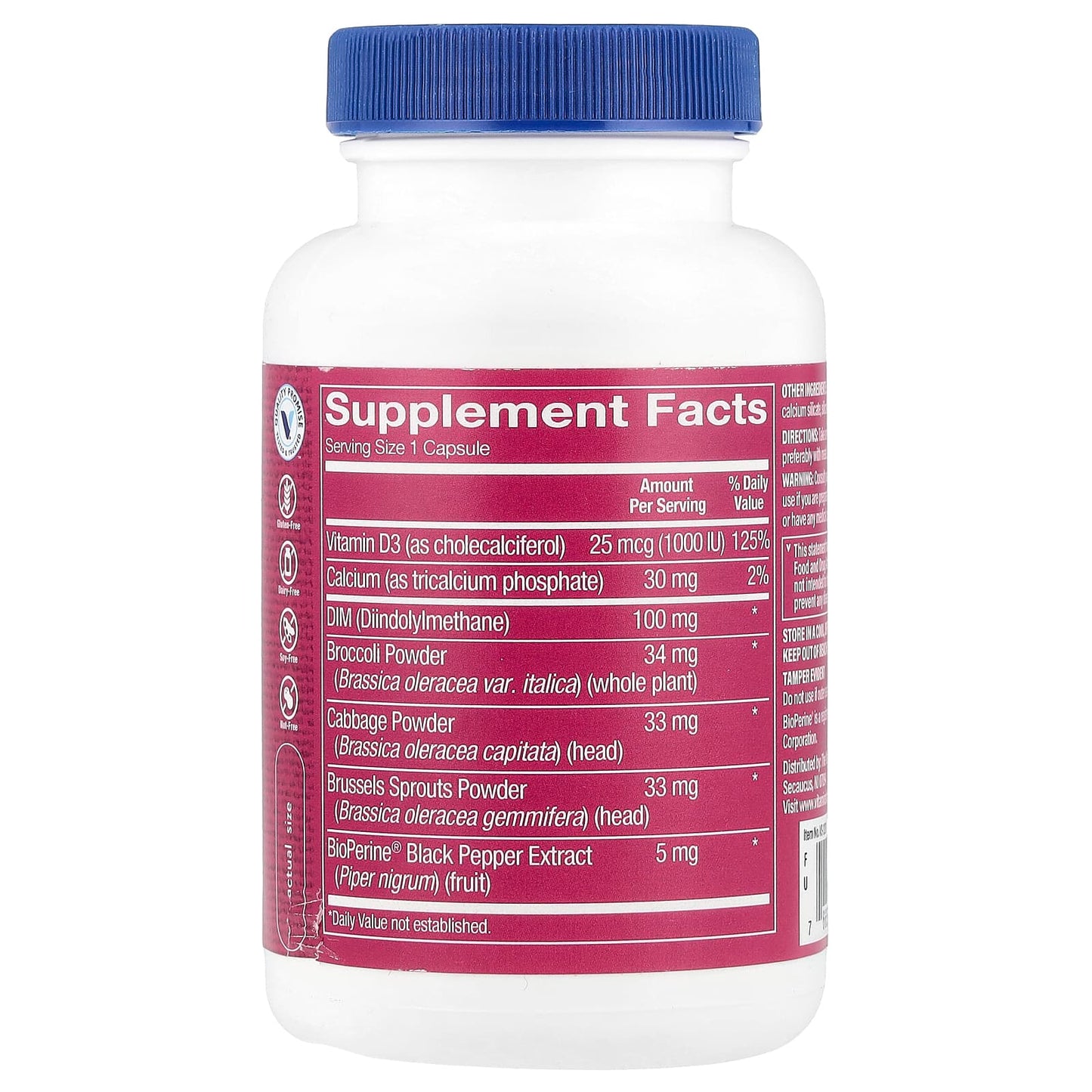 The Vitamin Shoppe, Women's DIM, 120 Capsule - Image 2