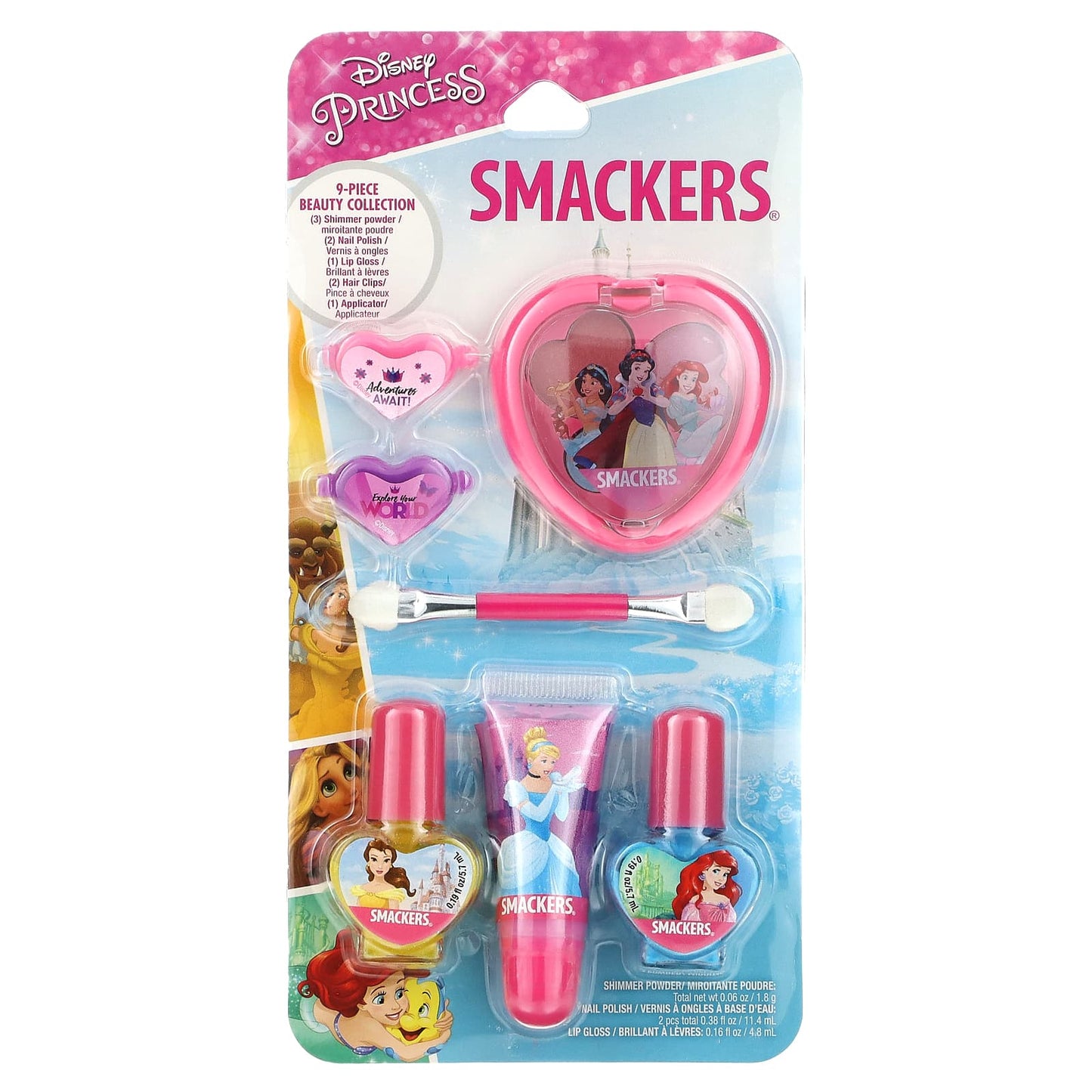 Lip Smacker, Disney Princess Beauty Collection, 9 Piece Kit - Image 2