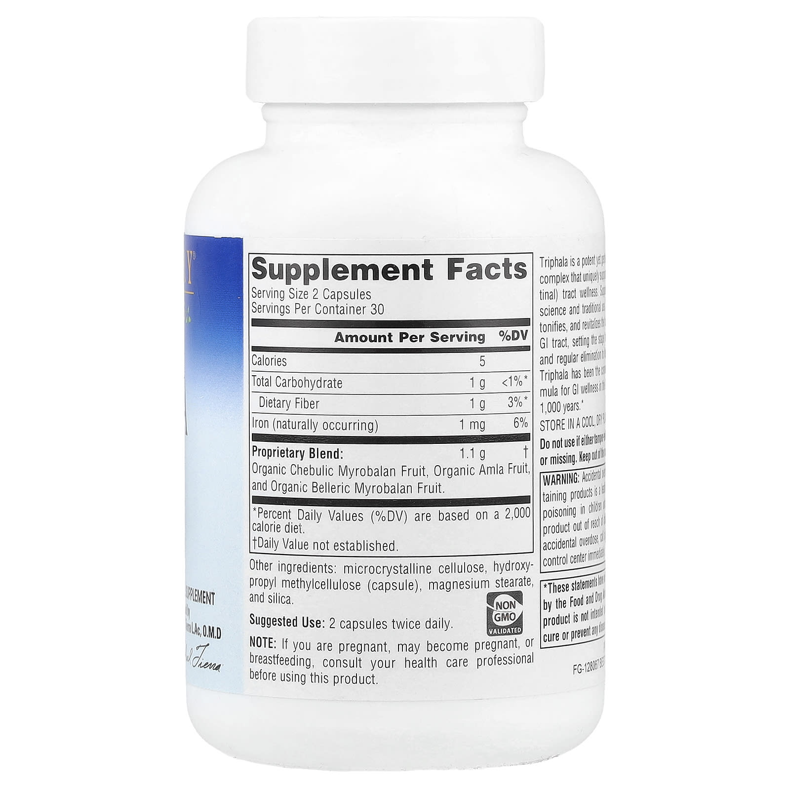 Planetary Herbals, Triphala Gold®, 60 Capsules - Image 2