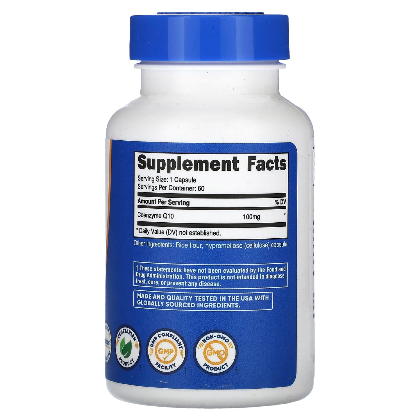 Nutricost, CoQ10, 100 mg, 60 Capsules - Image 2