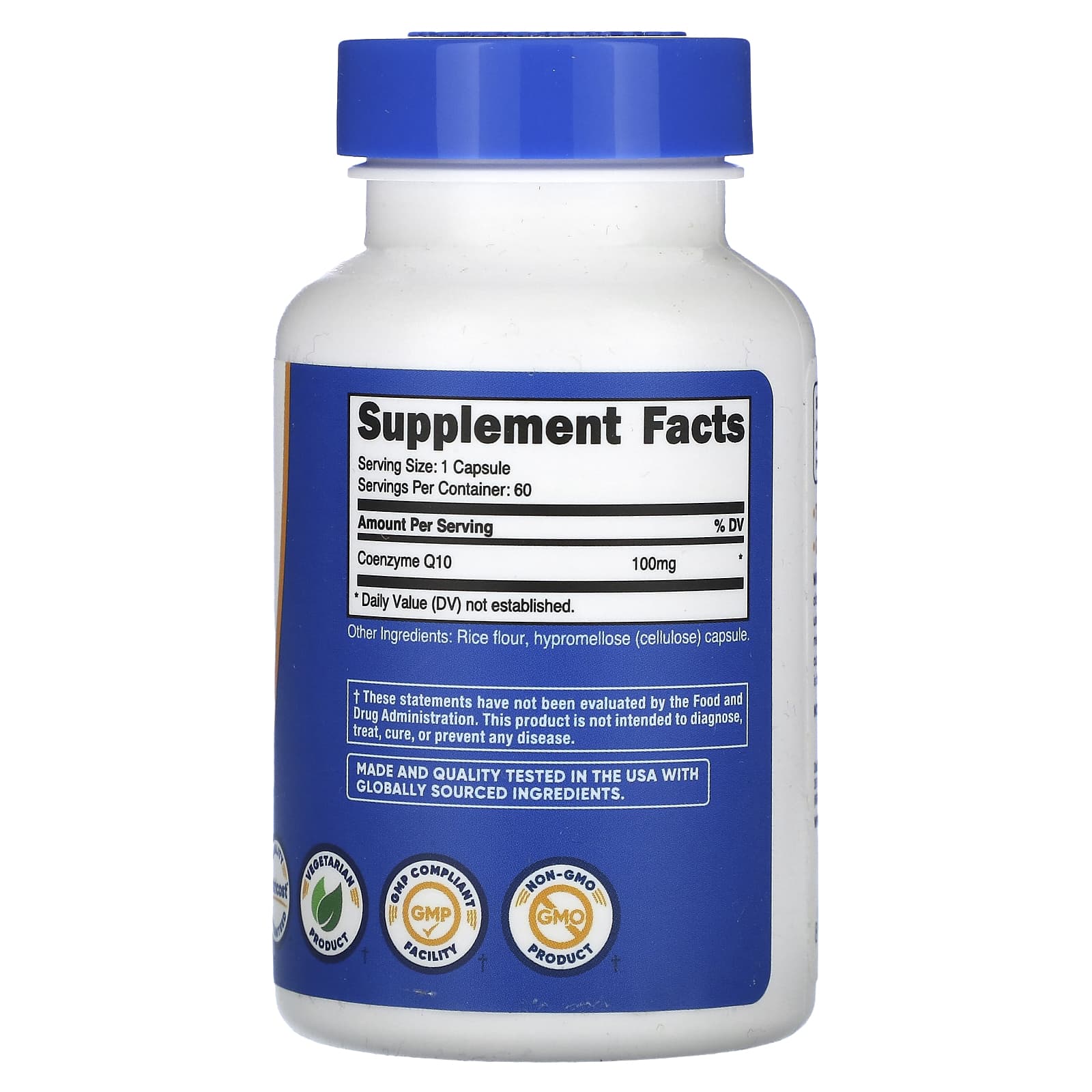 Nutricost, CoQ10, 100 mg, 60 Capsules - Image 2