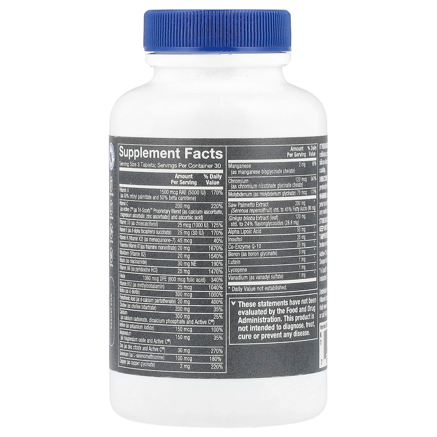 The Vitamin Shoppe, Ultimate Man® 50+, Multivitamin & Multimineral, 90 Tablets - Image 2
