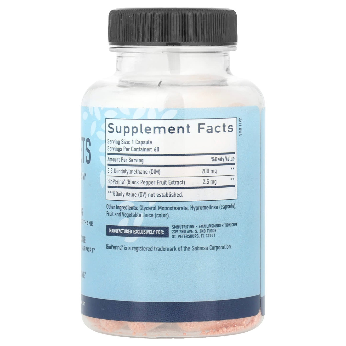 SMNutrition, DIM Beadlets With BioPerine®, 60 Capsules - Image 2