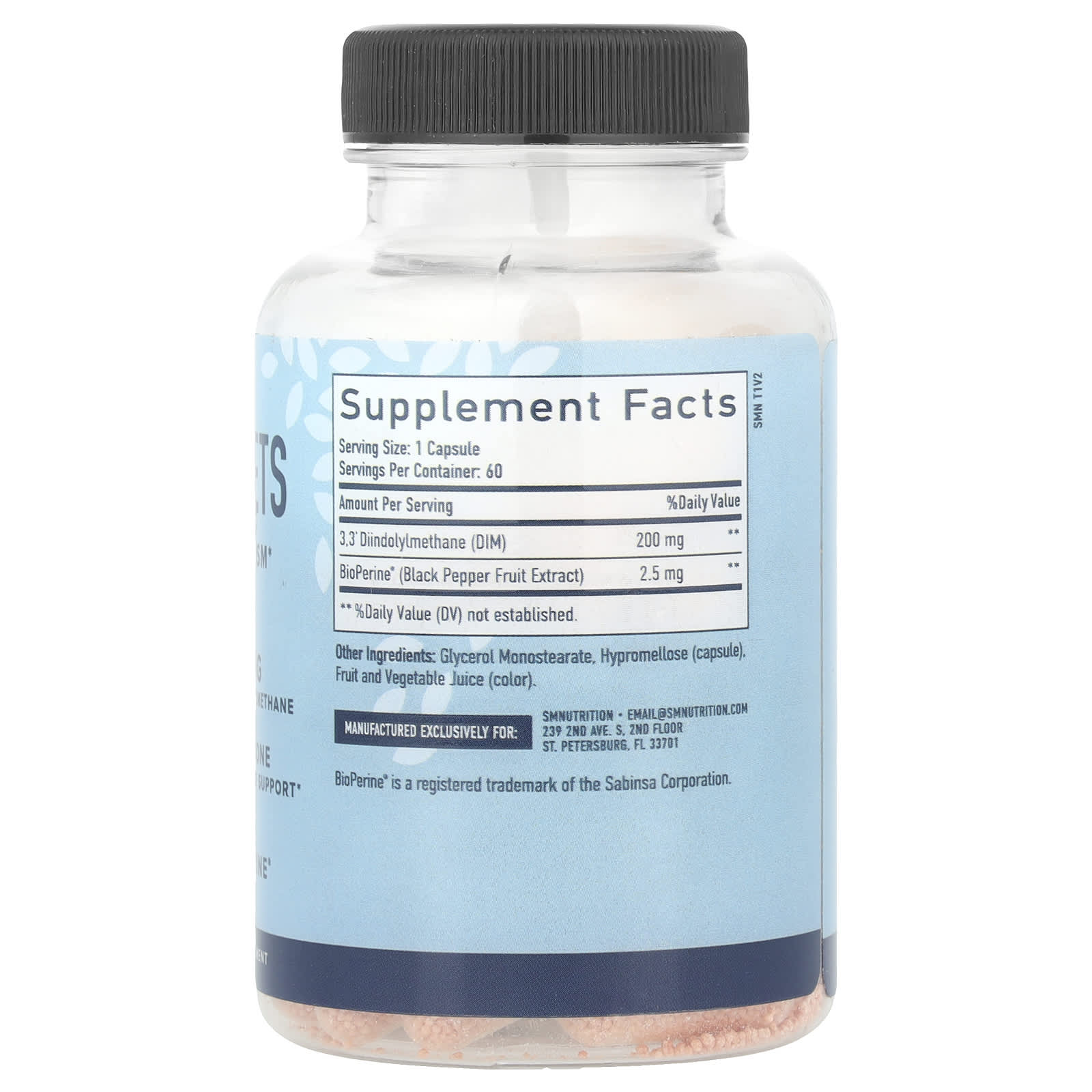 SMNutrition, DIM Beadlets With BioPerine®, 60 Capsules - Image 2