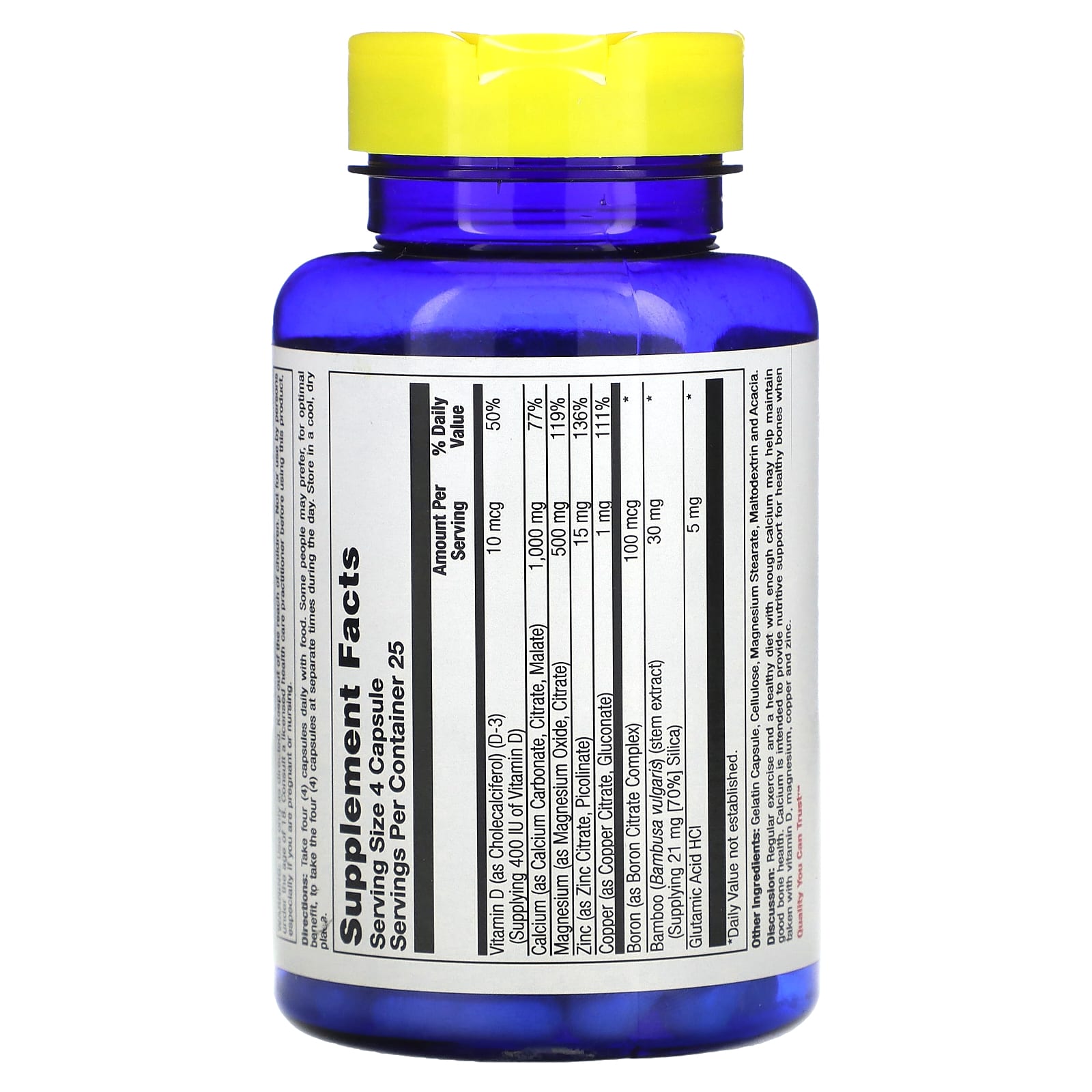 Nature's Life, Cal/Mag/Zinc Complex , 100 Capsules - Image 2