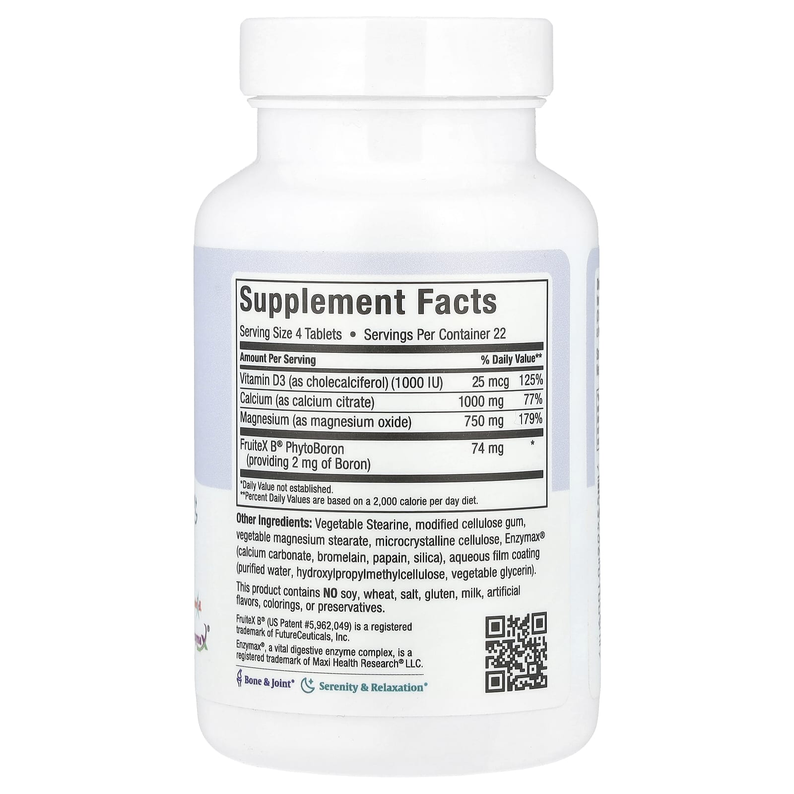 Maxi Health, Cal-Max™ With D3 & Magnesium, 90 Tablets - Image 2
