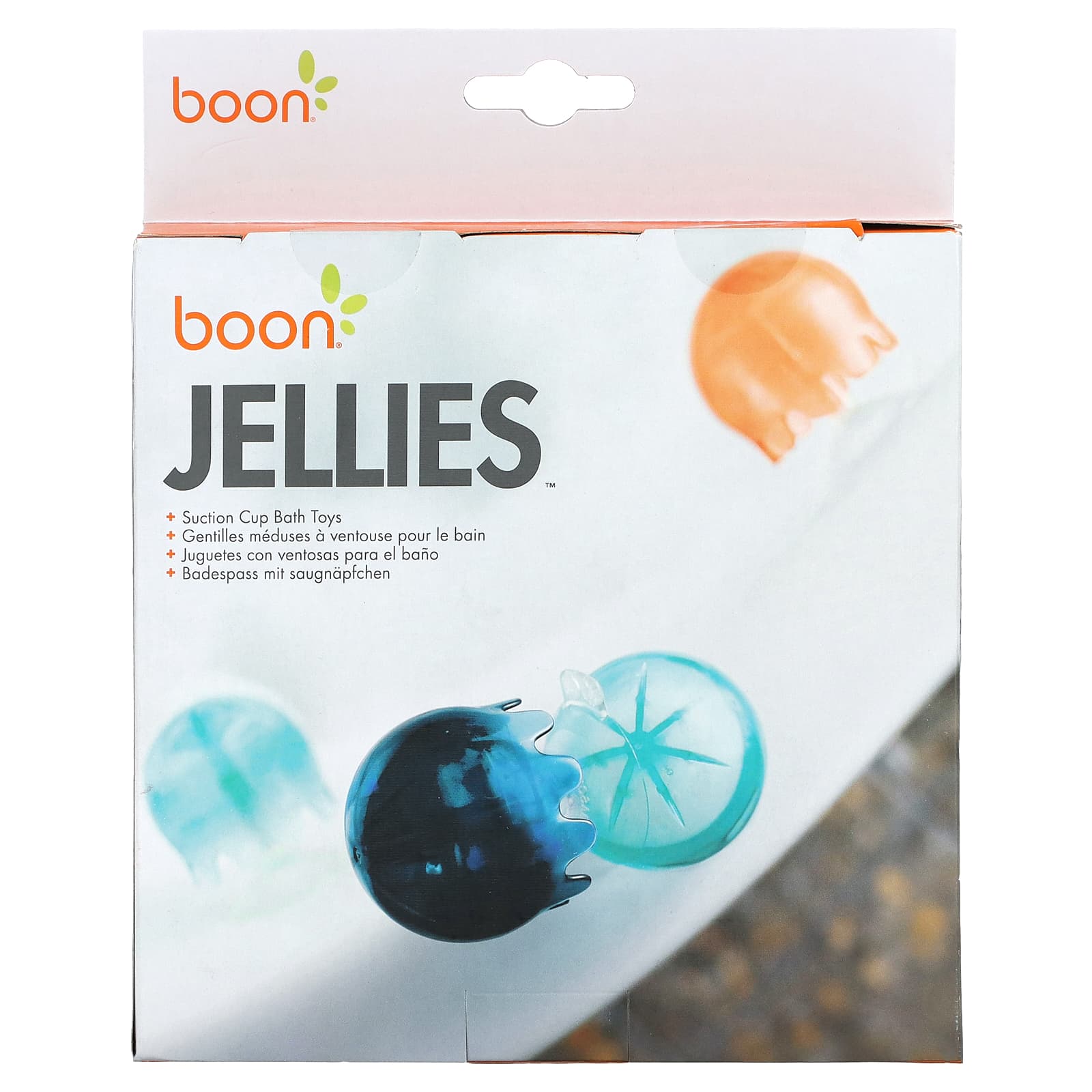 Boon Jellies Suction Cup Bath Toys for 12 Month+ Kids 9 Pieces - Image 1