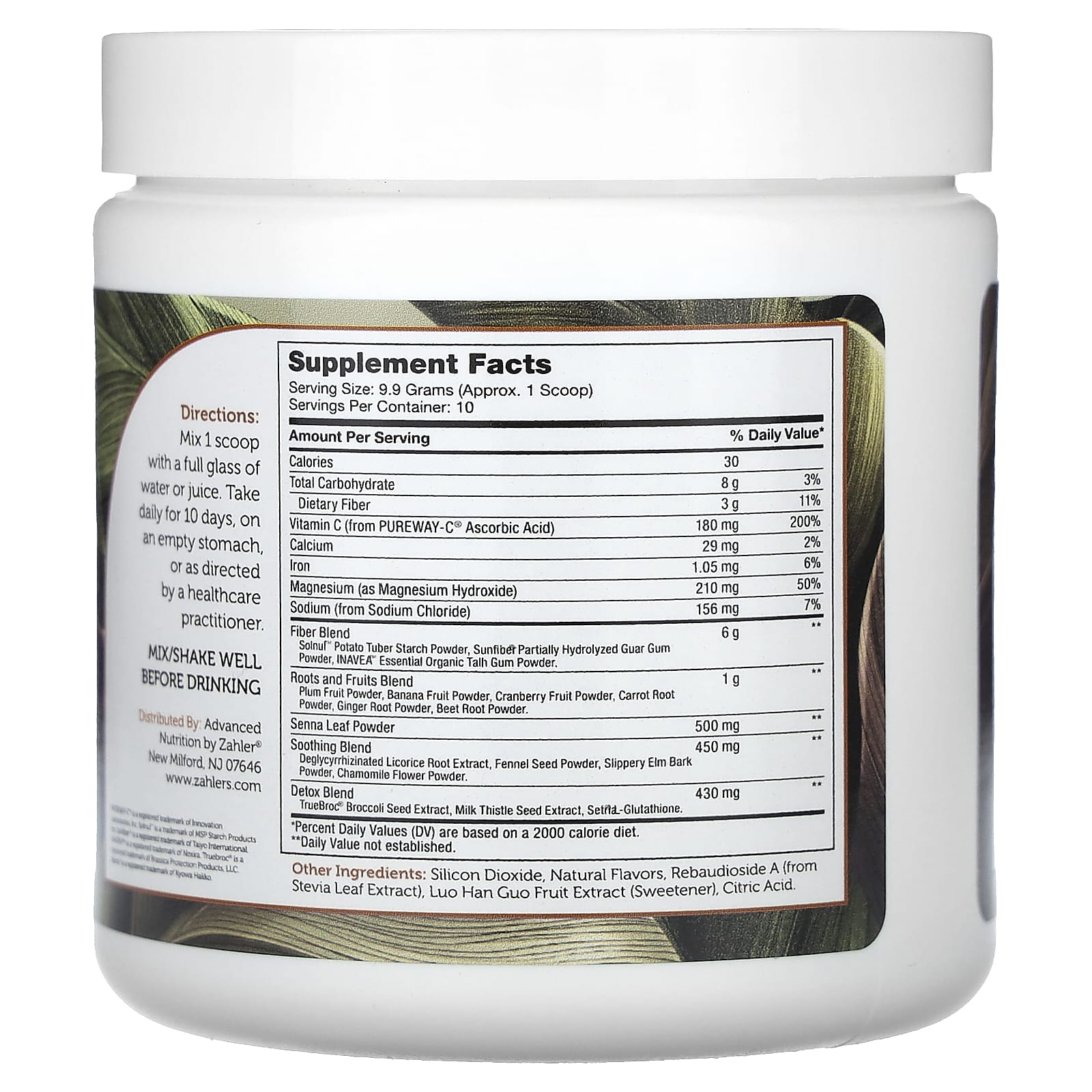 Zahler, Colon Cleanse, 10-Day Detox, Cucumber Mint, 3.5 oz (99 g) - Image 2