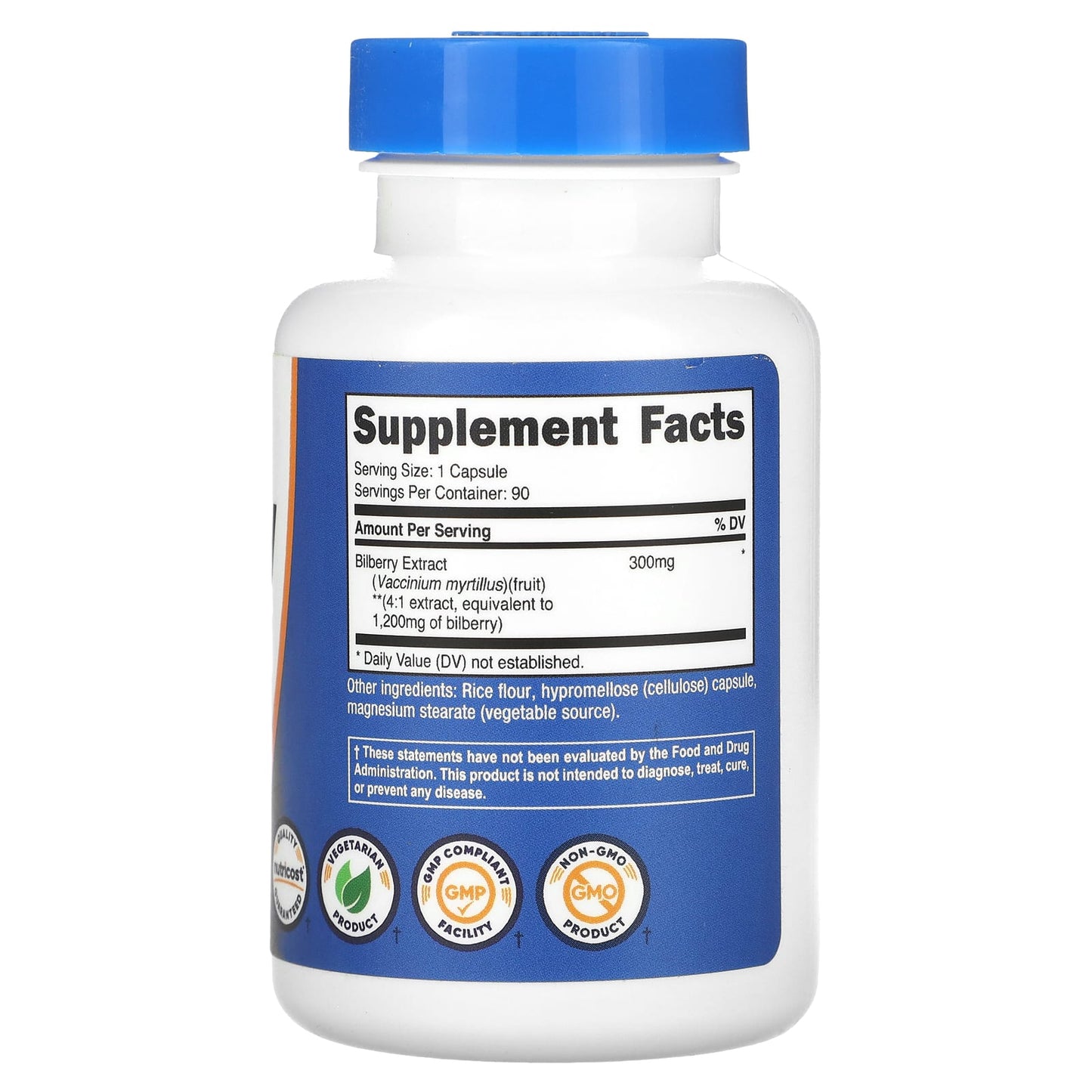 Nutricost, Bilberry, 1,200 mg, 90 Capsules - Image 2