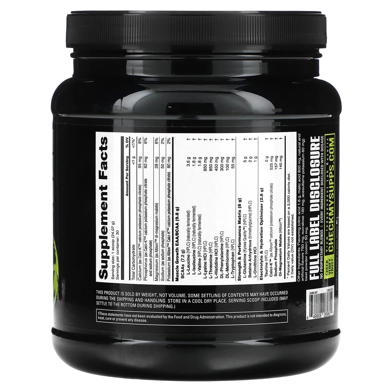 NutraBio, Intra Blast, Intra Workout Amino Fuel, Dragonfruit Candy, 1.6 lb (722 g) - Image 2