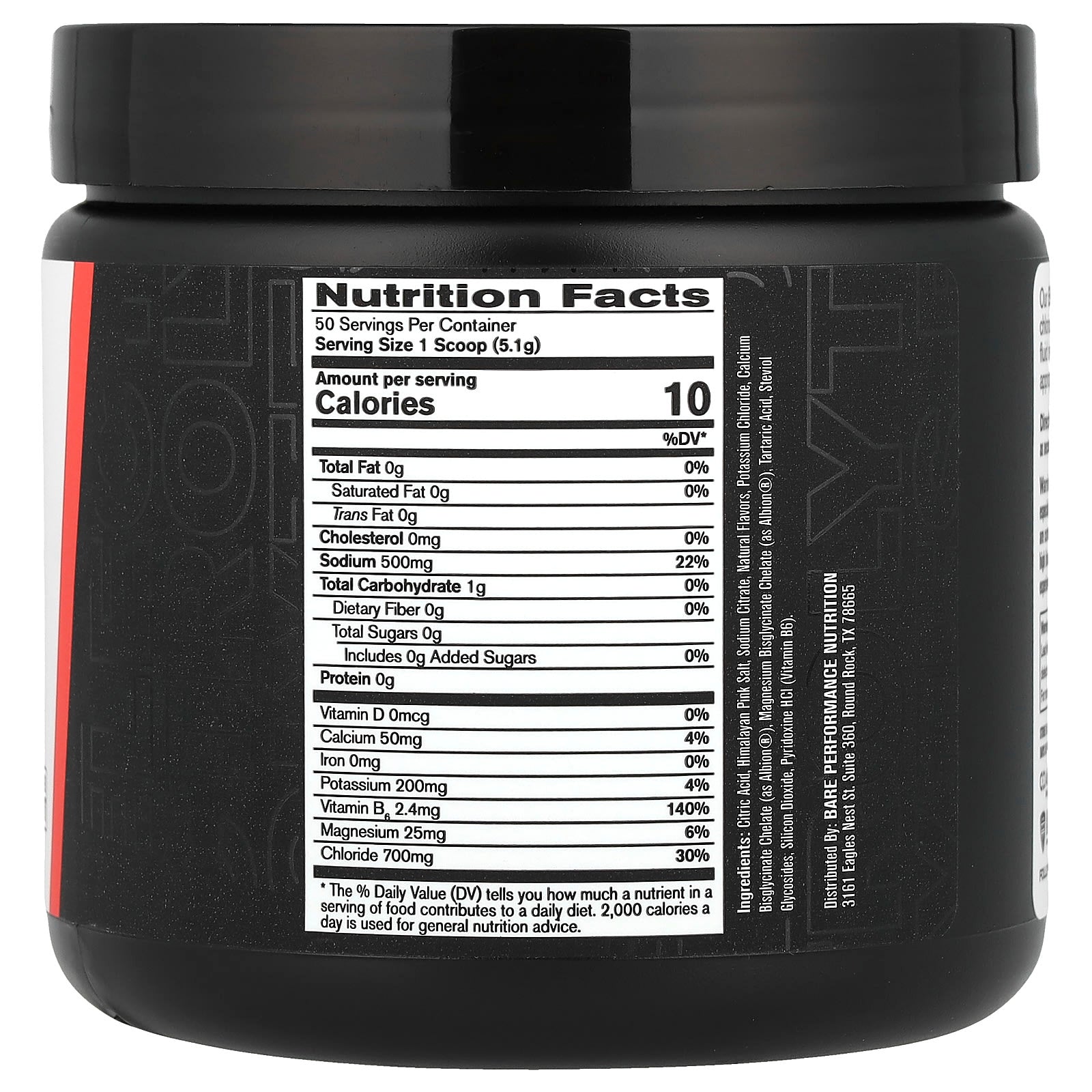 BPN Electrolyte Hydration Drink Mix - Mango Flavor, 9 oz - Image 2