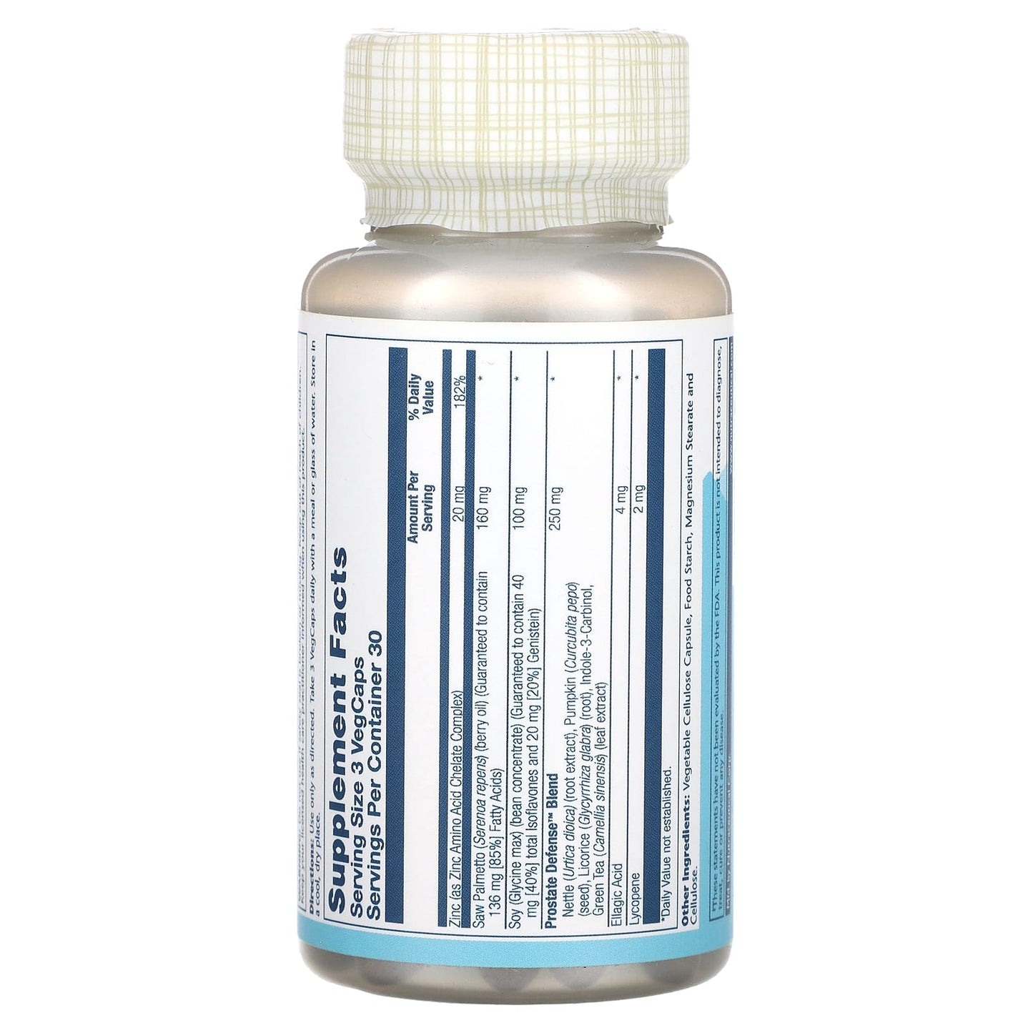 Solaray, Prostate Defense, 90 VegCaps - Image 2