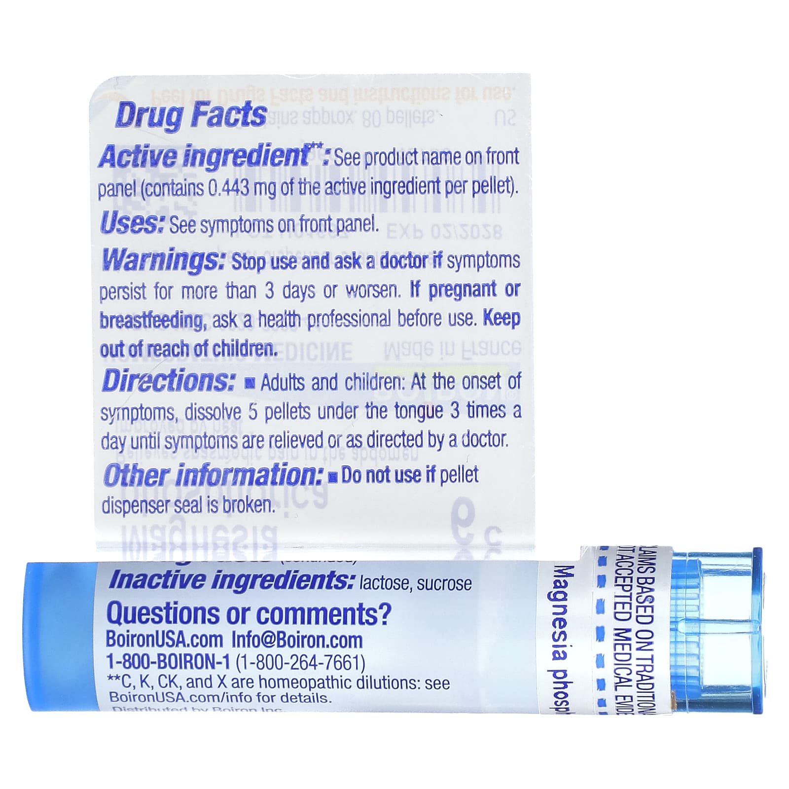 Relieve Muscle Cramps with Boiron Magnesia Phosphorica 80 Pellets - Image 2