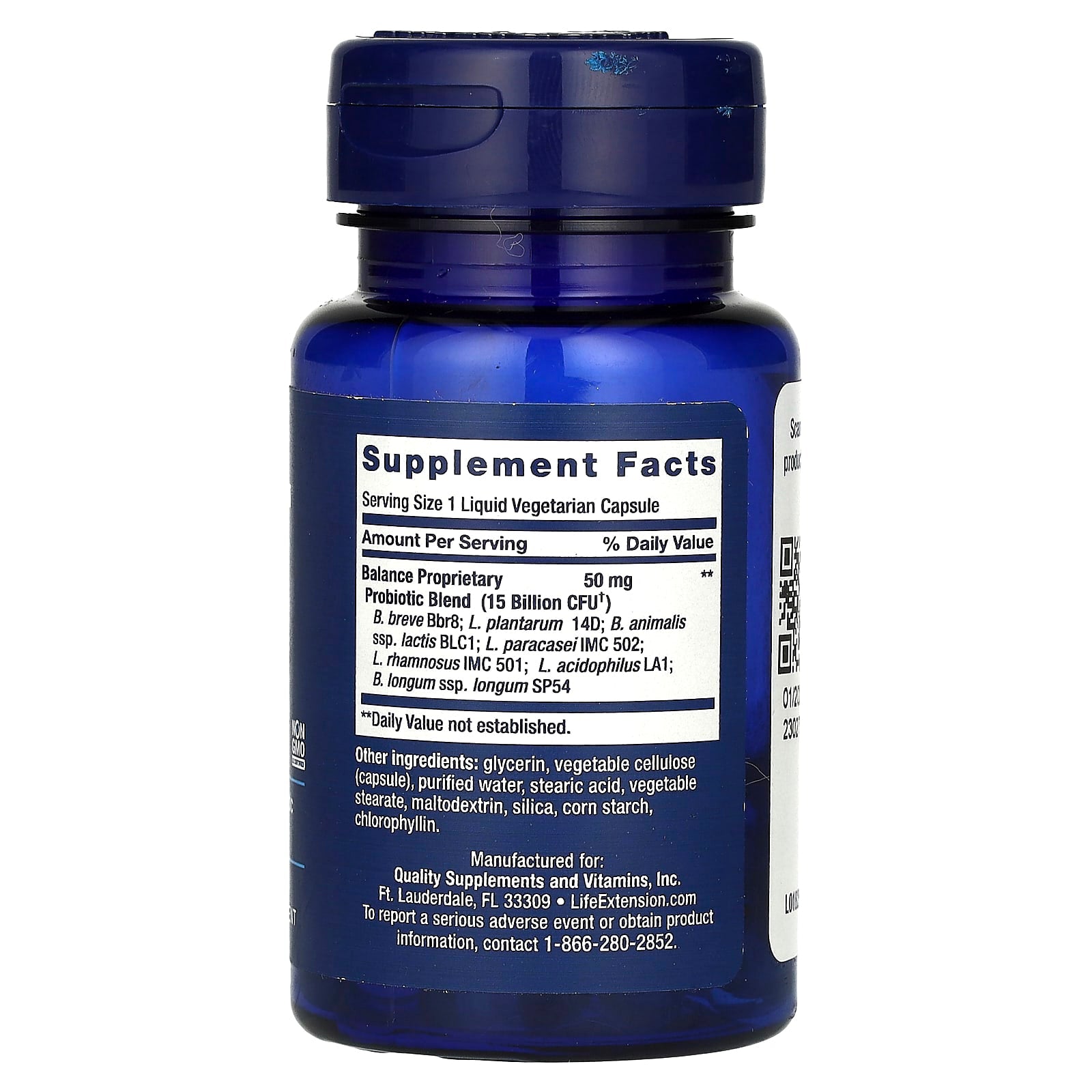 Life Extension, FLORASSIST, Balance, 30 Liquid Vegetarian Capsules - Image 2