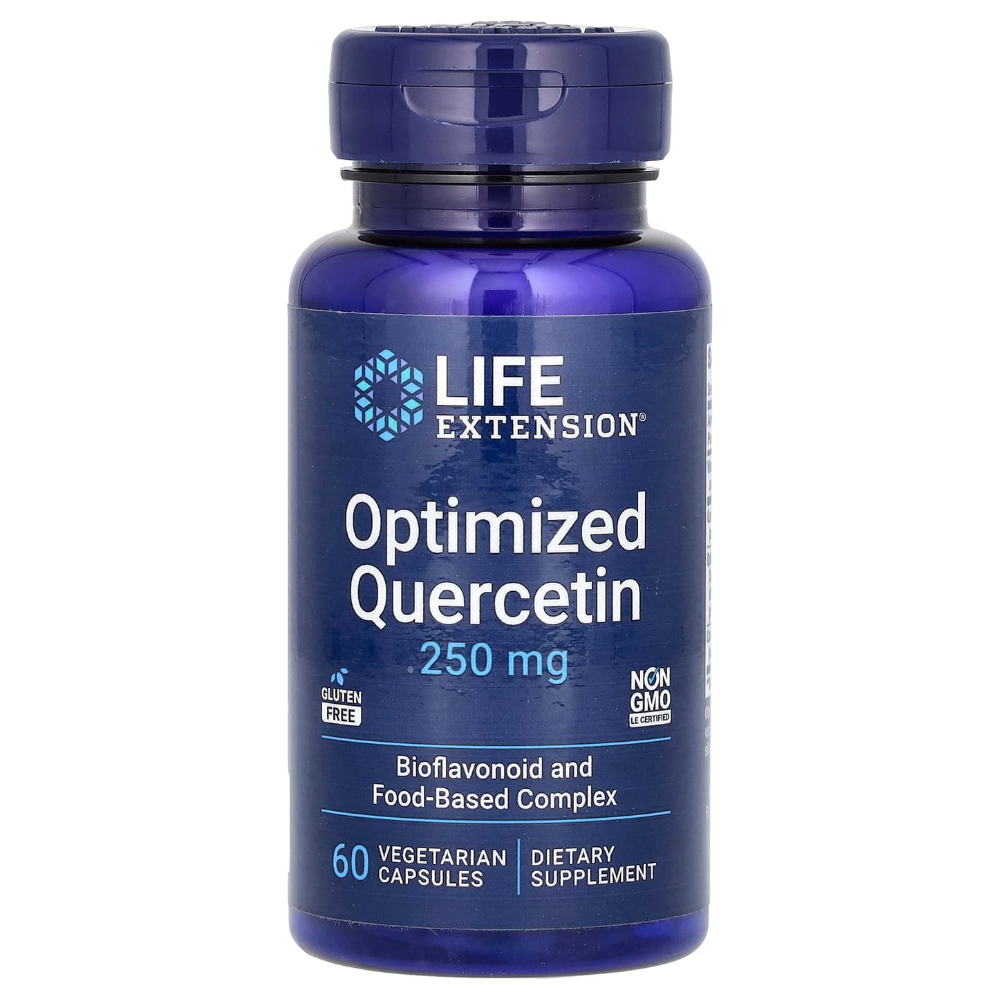 Life Extension, Optimized Quercetin, 250 mg, 60 Vegetarian Capsules - Image 1