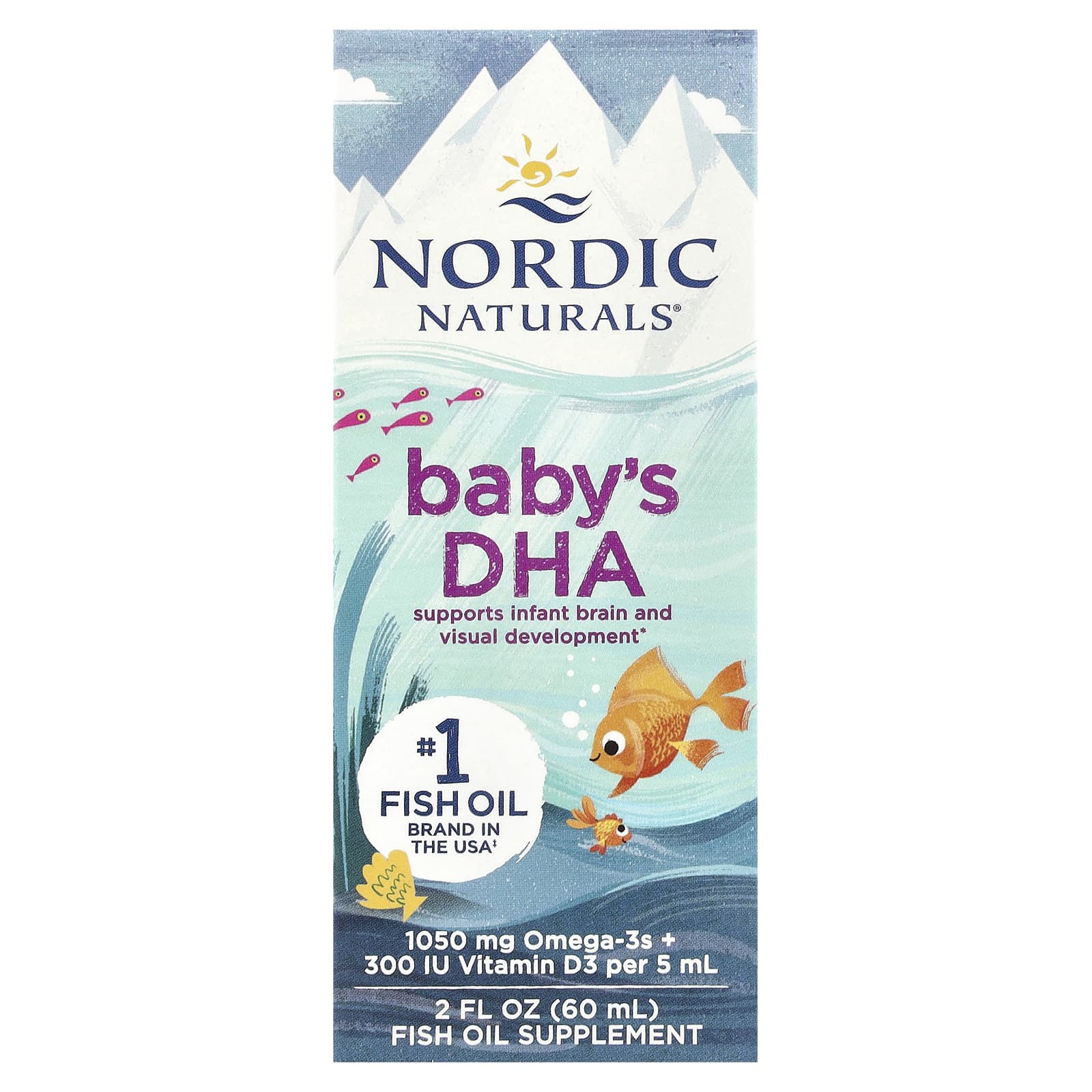 Nordic Naturals, Baby's DHA, 2 fl oz (60 ml) - Image 1