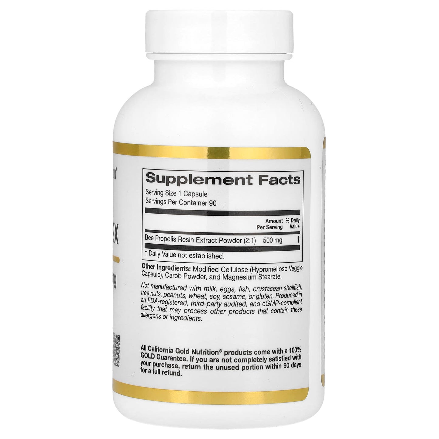 California Gold Nutrition Bee Propolis 2X Concentrated Extract 500mg - Image 2