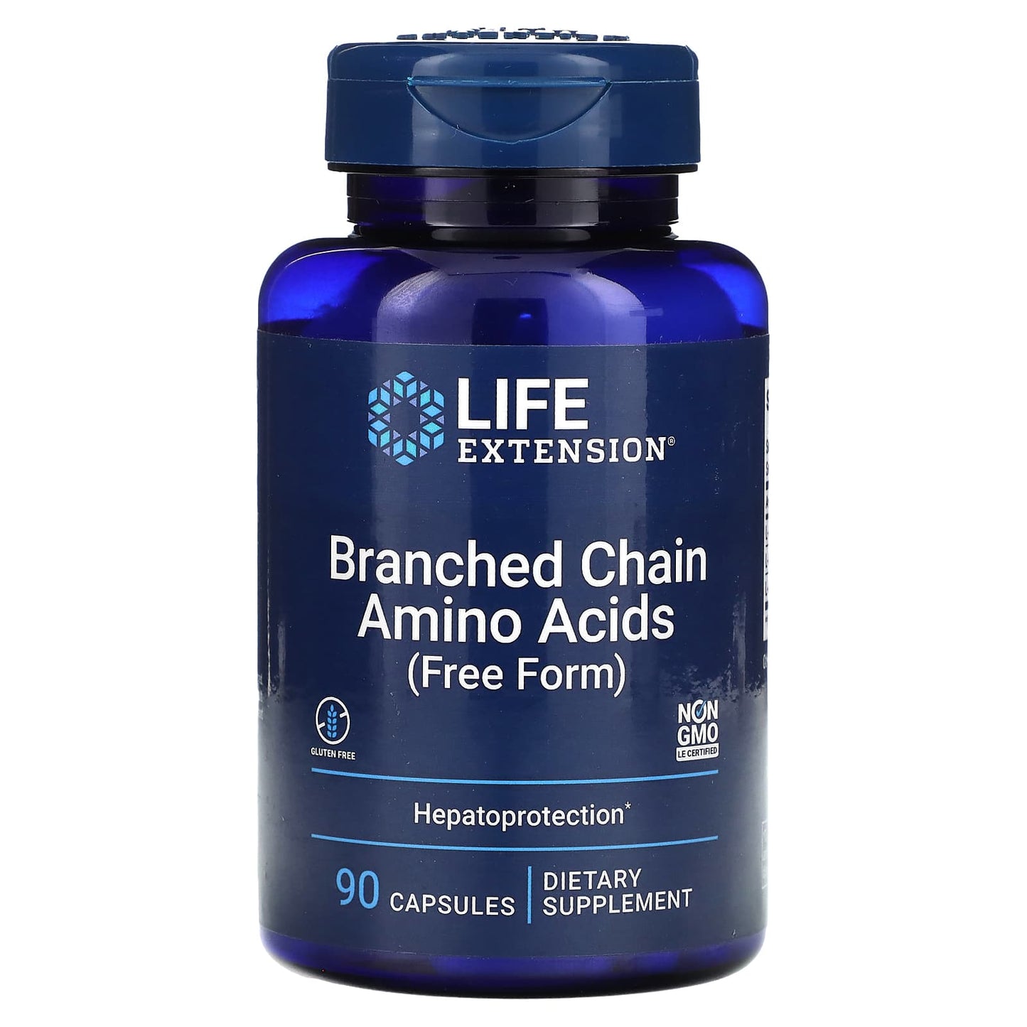 Life Extension, Branched Chain Amino Acids, Free Form, 90 Capsules - Image 1