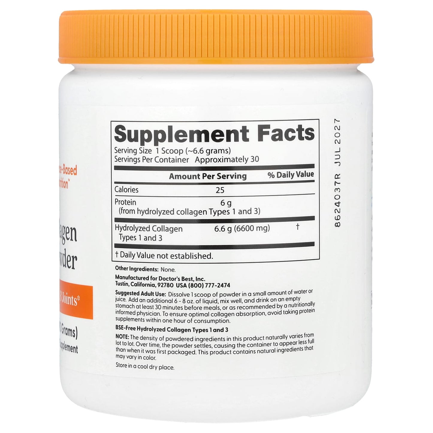 Boost Collagen Production with Doctor's Best Pure Collagen Powder - Image 2