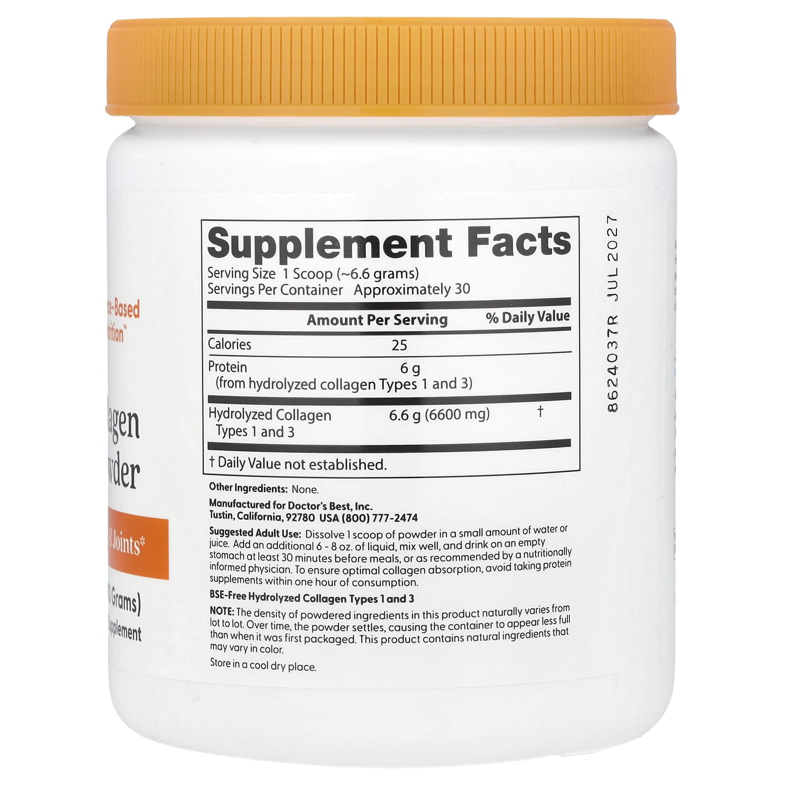 Boost Collagen Production with Doctor's Best Pure Collagen Powder - Image 2