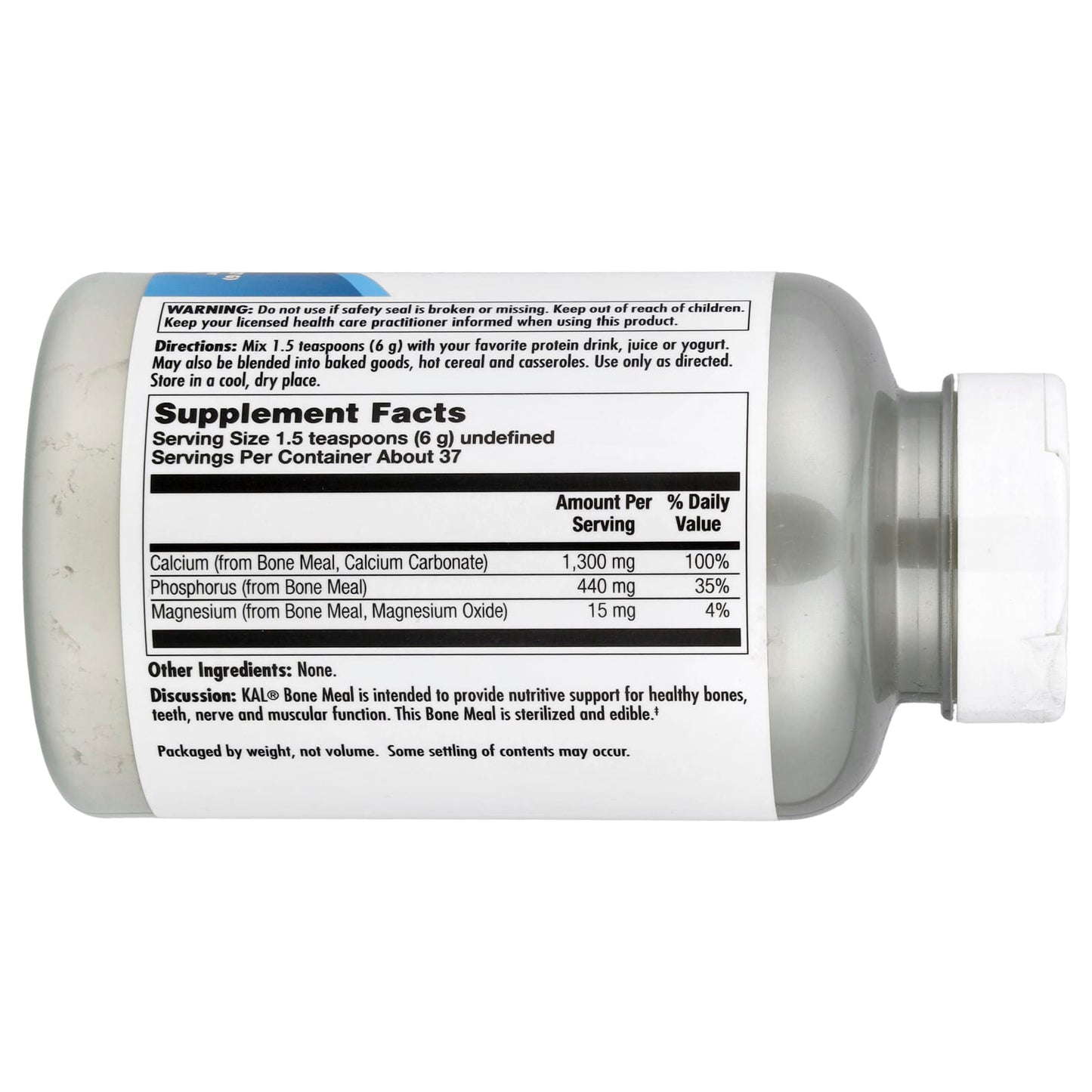 KAL, Bone Meal Powder, 8 oz (227 g) - Image 2