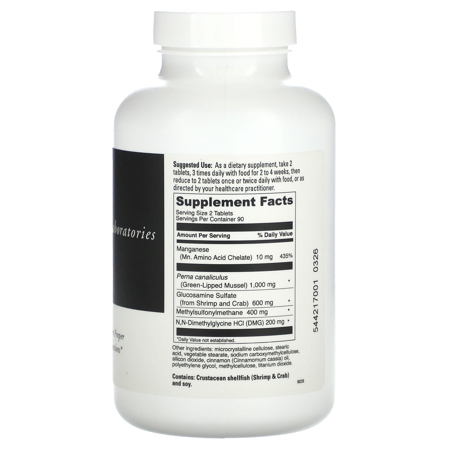 DaVinci Lab Perna Plus, 180 Tablets for Joint Support - Image 2