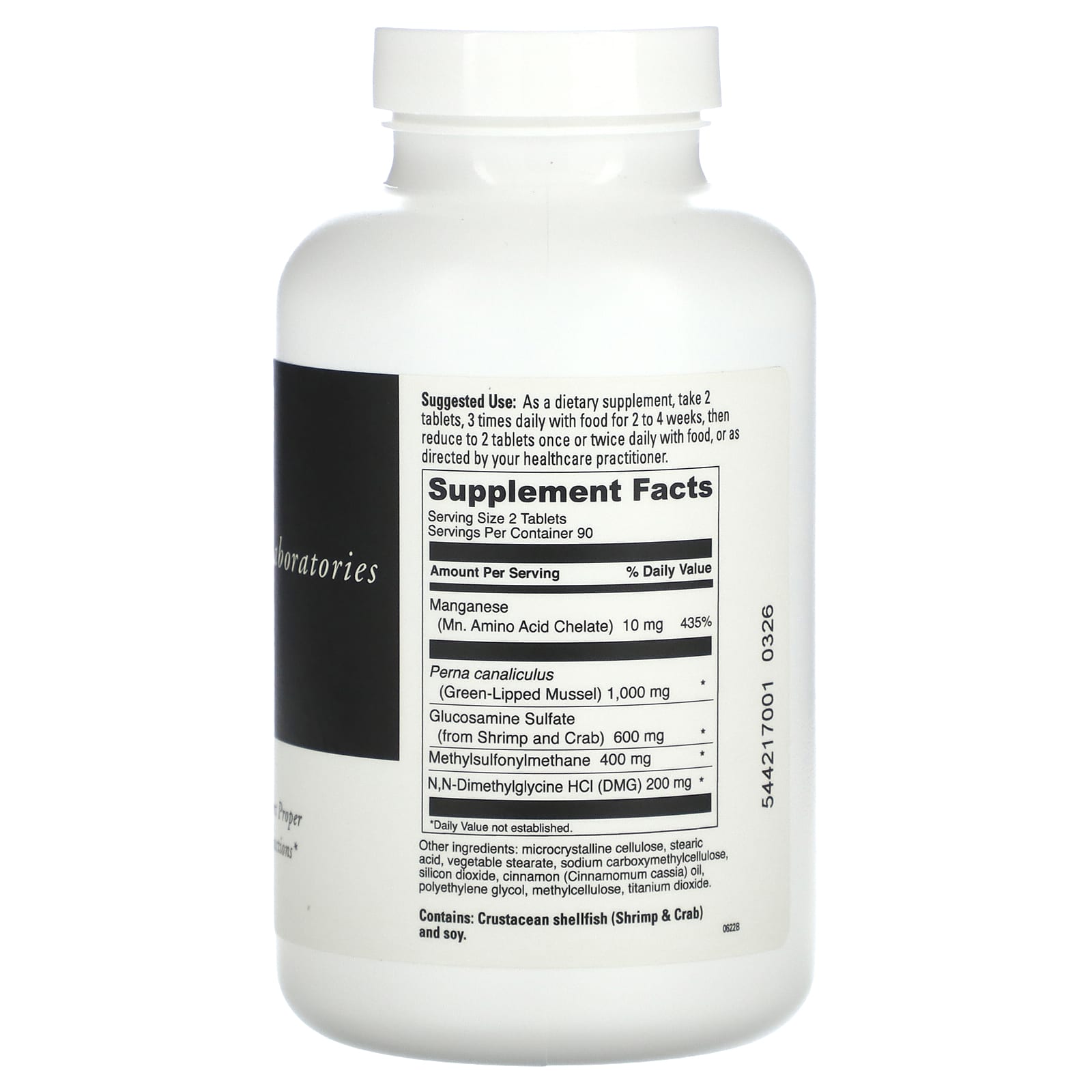DaVinci Lab Perna Plus, 180 Tablets for Joint Support - Image 2