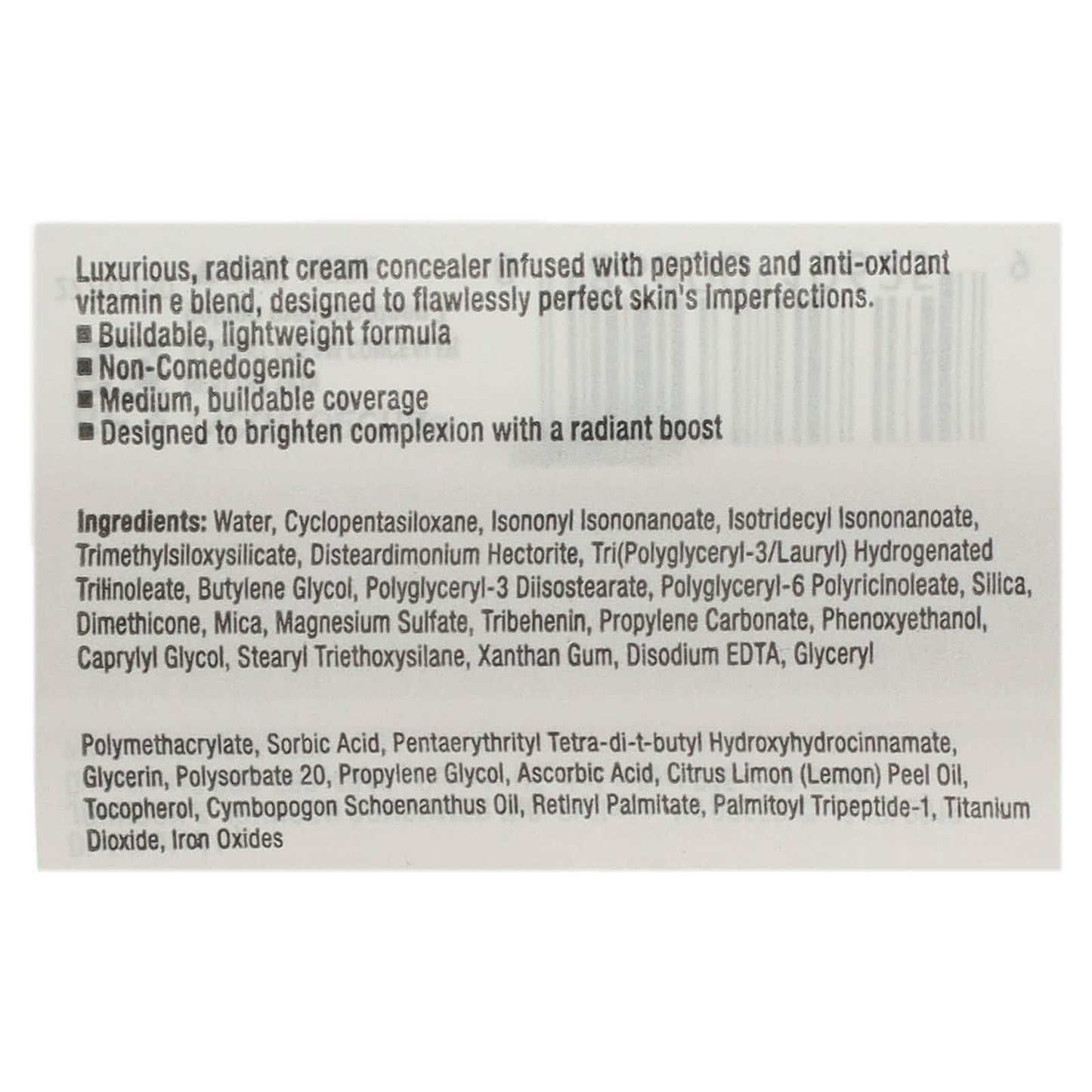 Neutrogena, Healthy Skin, Radiant Cream Concealer, Golden Medium/Deep 1, 0.24 fl oz (7.1 ml) - Image 2