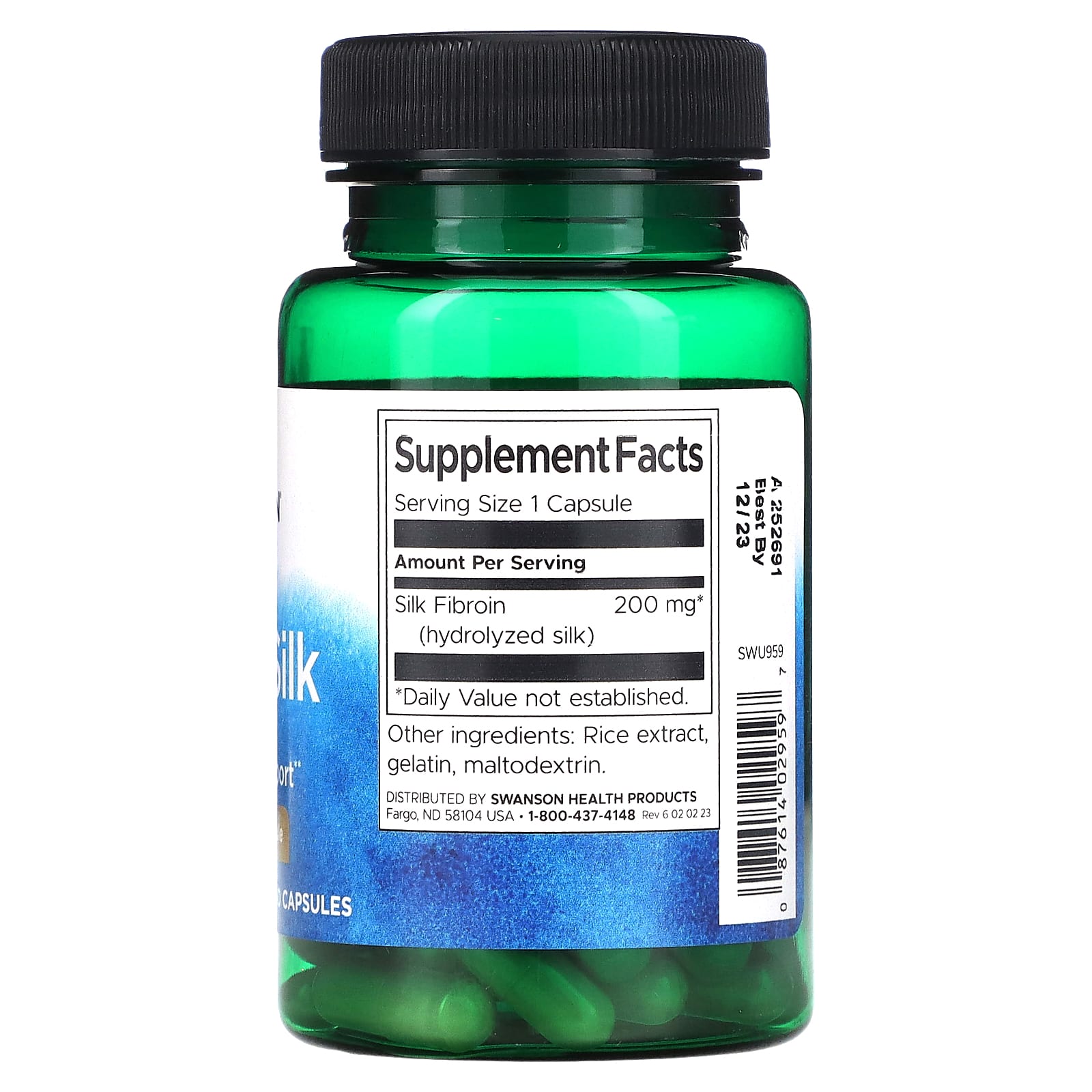 Swanson, NeuroSilk, 200 mg, 60 Capsules - Image 2