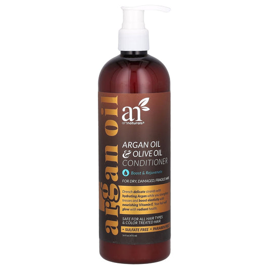 Argan & Olive Oil Conditioner for Dry Hair - Sulfate & Paraben Free - Image 1