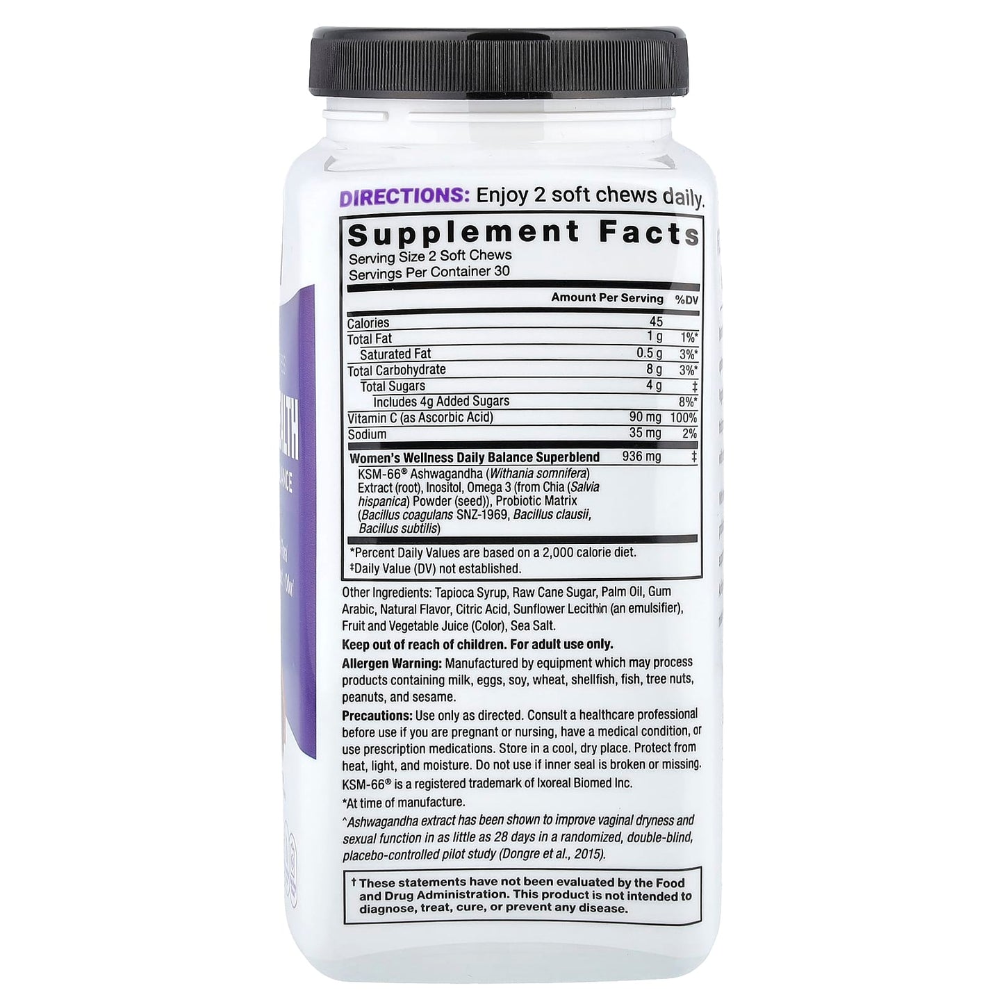 Women's Wellness & Hormone Balance Soft Chews by Force Factor - Image 2
