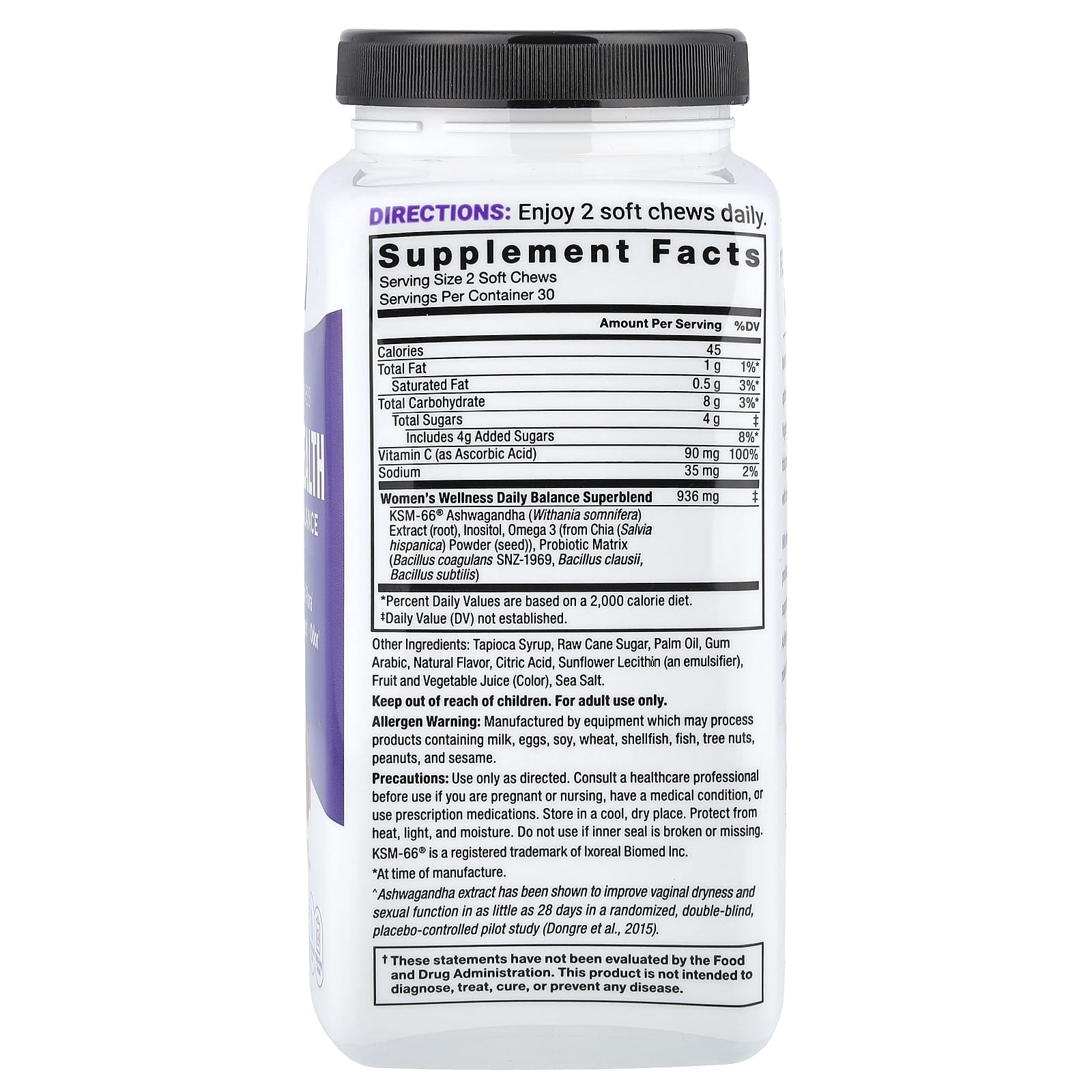 Women's Wellness & Hormone Balance Soft Chews by Force Factor - Image 2