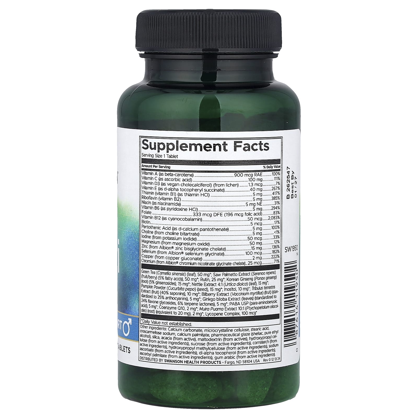 Swanson, Men's Multi + Prostate Support, 90 Tablets - Image 2