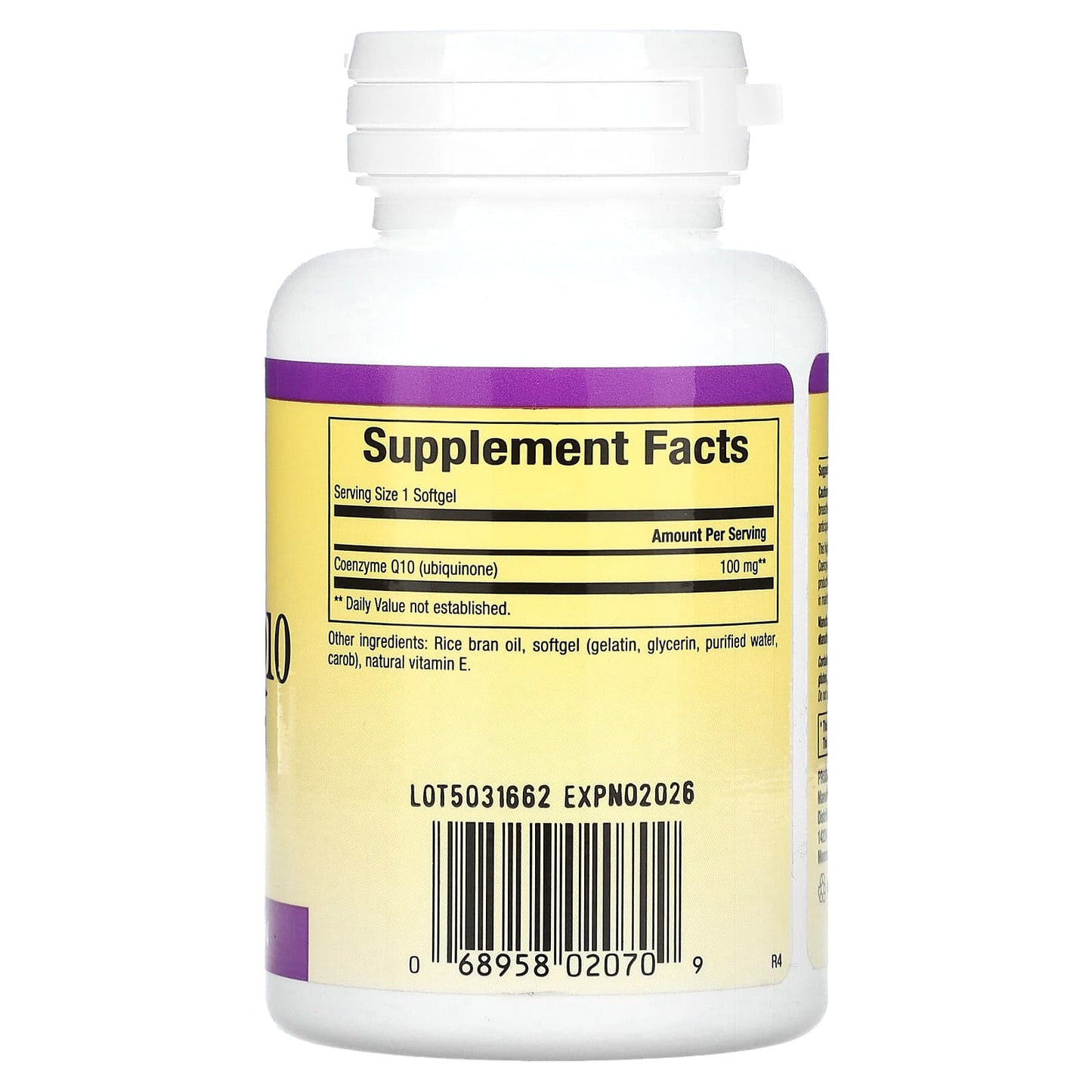 Natural Factors, Coenzyme Q10, 100 mg, 30 Softgels - Image 2