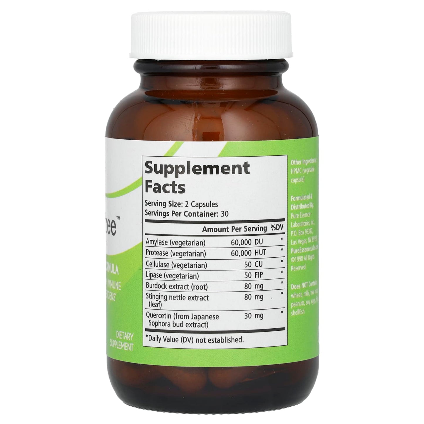 Pure Essence, AllerFree, 60 Vegi-Caps - Image 2