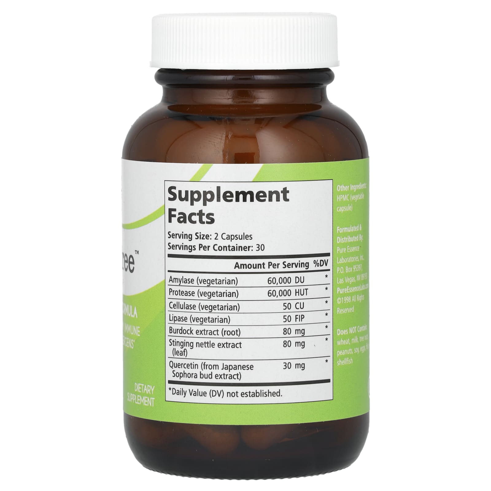 Pure Essence, AllerFree, 60 Vegi-Caps - Image 2