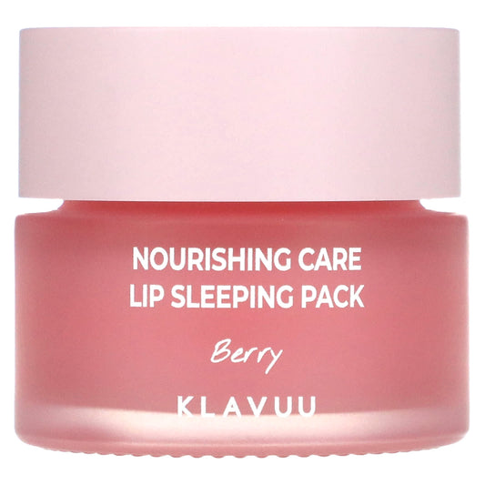 KLAVUU, Nourishing Care, Lip Sleeping Pack, Berry, 0.70 oz (20 g) - Image 1