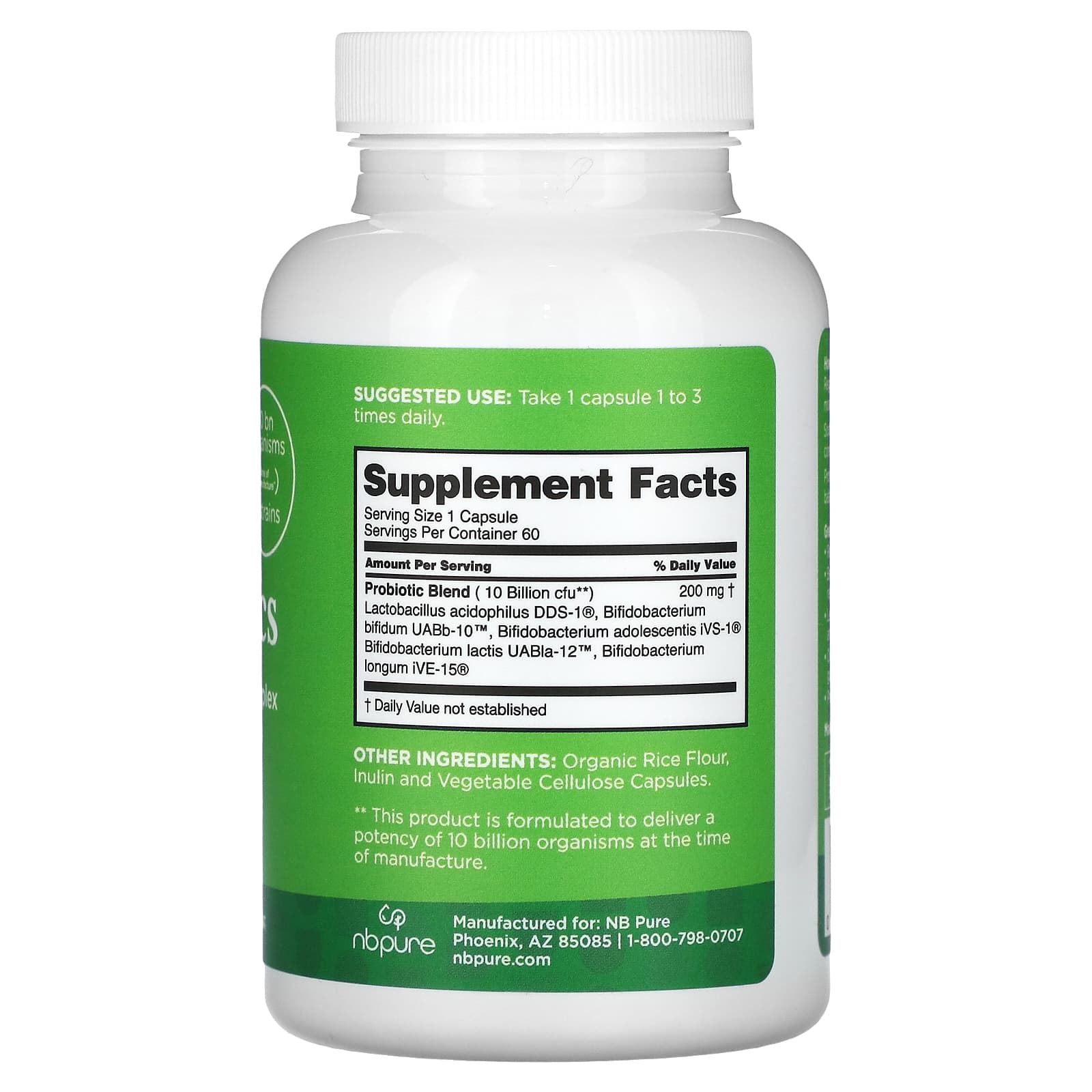 NB Pure, Poobiotics, 60 Capsules - Image 2